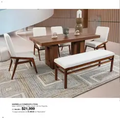 Vista previa de Muebles Dico catálogo, nuevo folleto de la tienda, válido en México a partir del 01/07/2026 | Página: 6 | Productos: Mesa