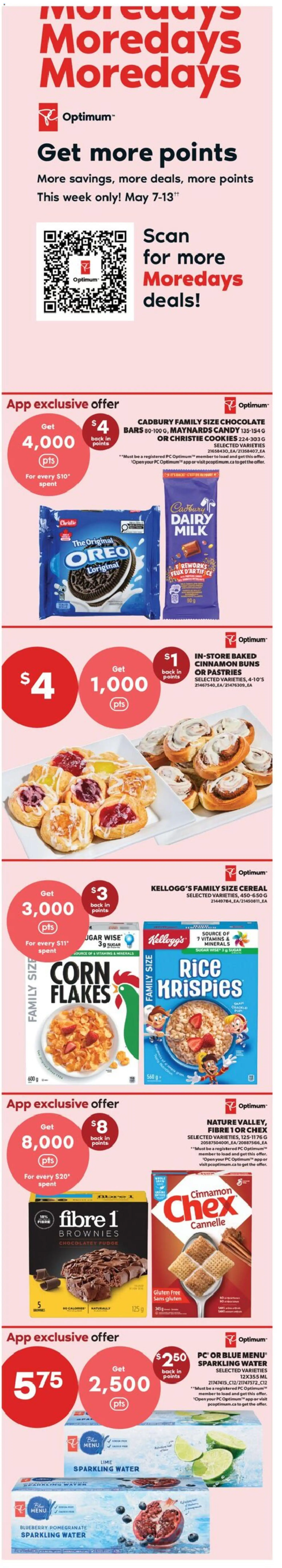 Real Canadian Superstore flyer valid from 07.05.2026 | Page: 2 | Products: Rice, Cookies, Milk, Chocolate