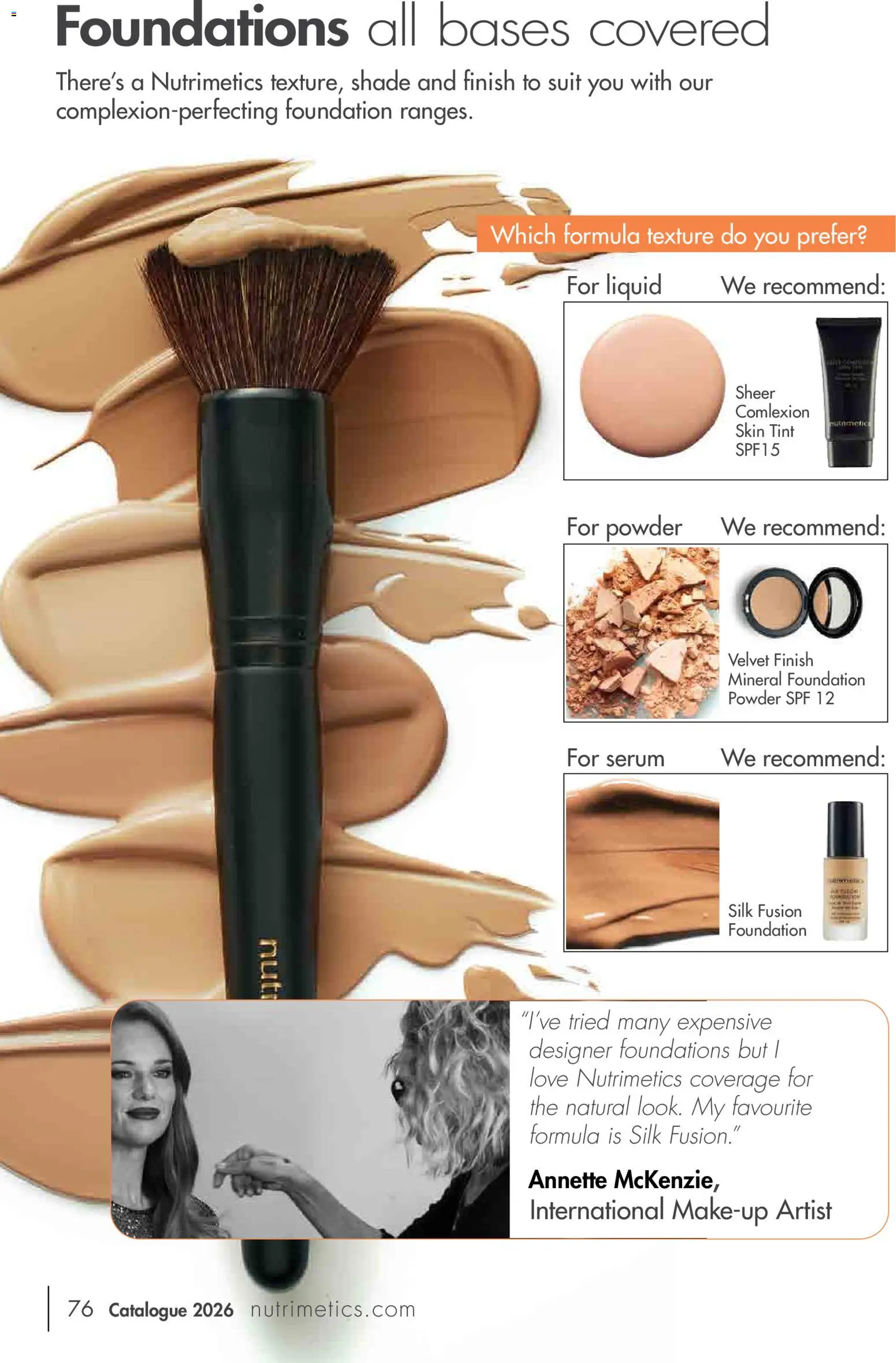 Nutrimetics catalogue - valid from 01/01/2026 | Page: 76 | Products: Powder, Makeup, Suit, Foundation