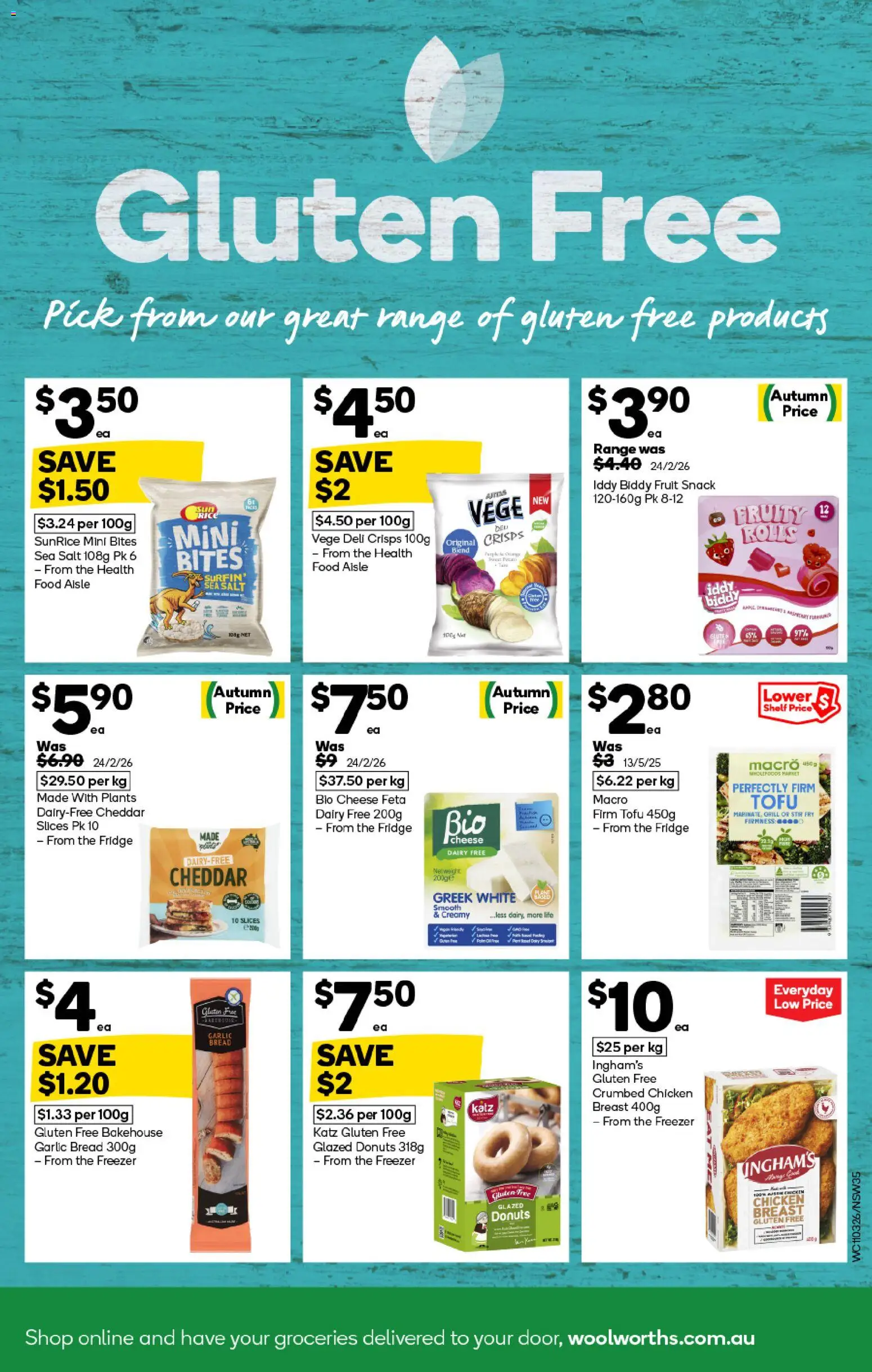 Woolworths catalogue - valid from 11.03.2026 | Page: 35 | Products: Dairy, Bread, Garlic, Fridge