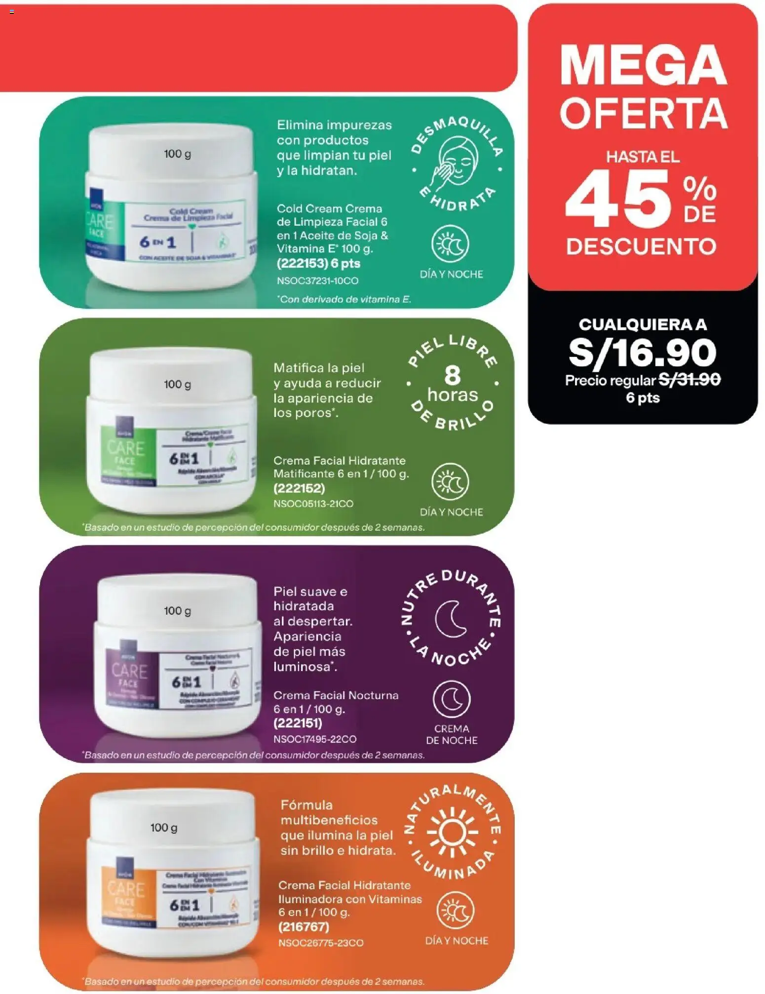 Catálogo Avon válido desde 15/09/2026 | Página: 108 | Productos: Aceite, Crema