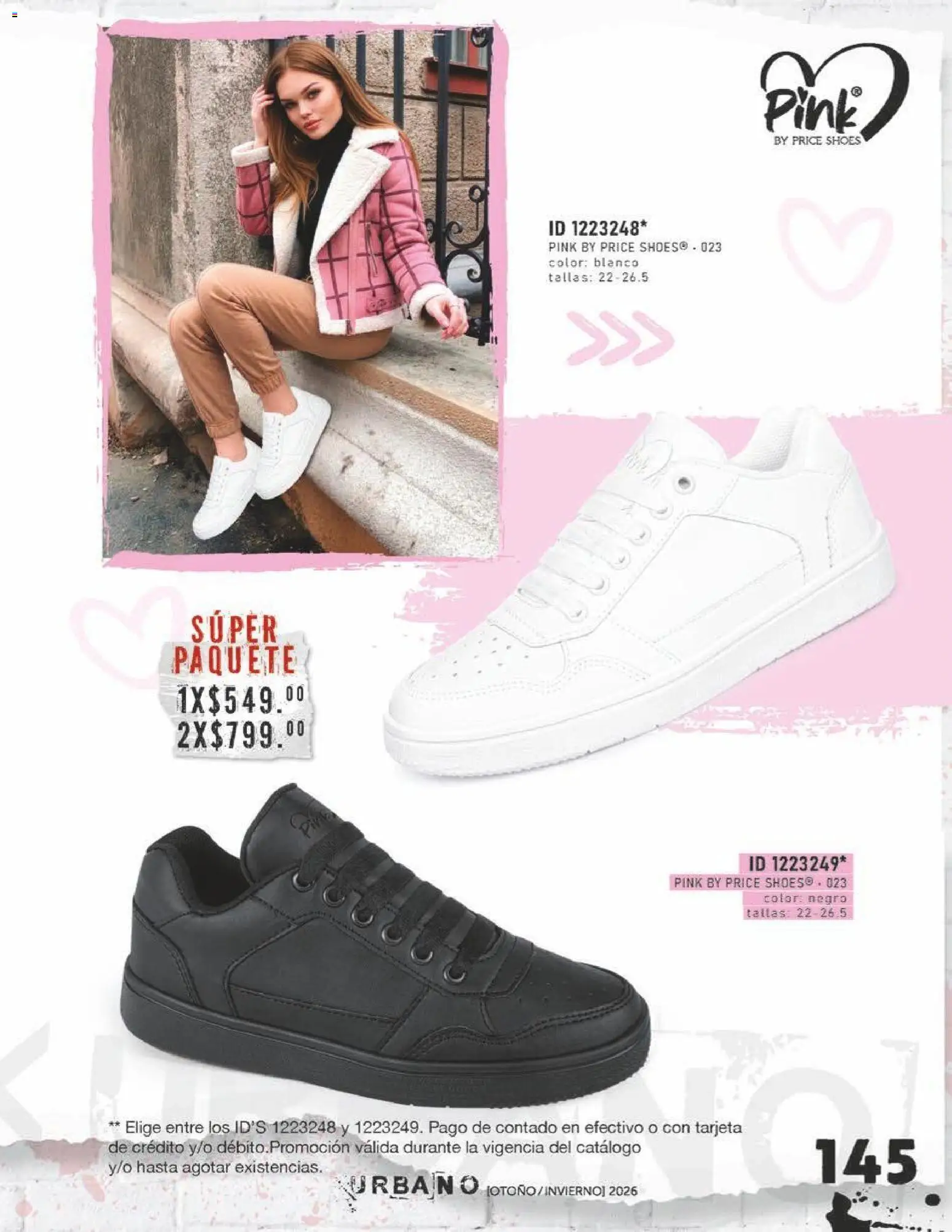 Nuevas ofertas de Price Shoes válidas en toda la República Mexicana desde el 31/07/2026. ¡Encuentra las mejores ofertas en Price Shoes catálogo Urbano! | Página: 145