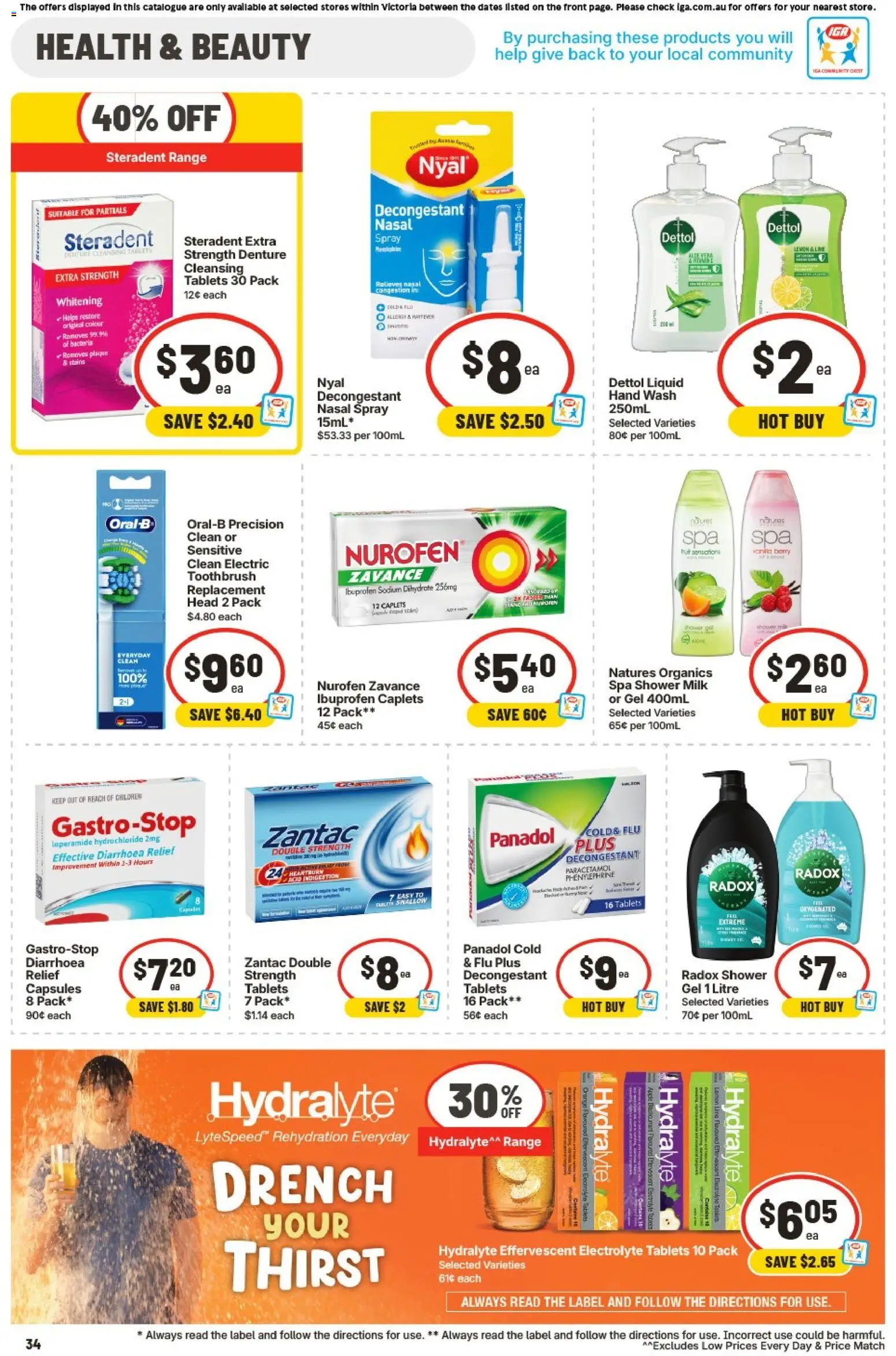 IGA catalogue - valid from 17.06.2026 | Page: 31 | Products: Lemon, Toothbrush, Tablets, Electric toothbrush