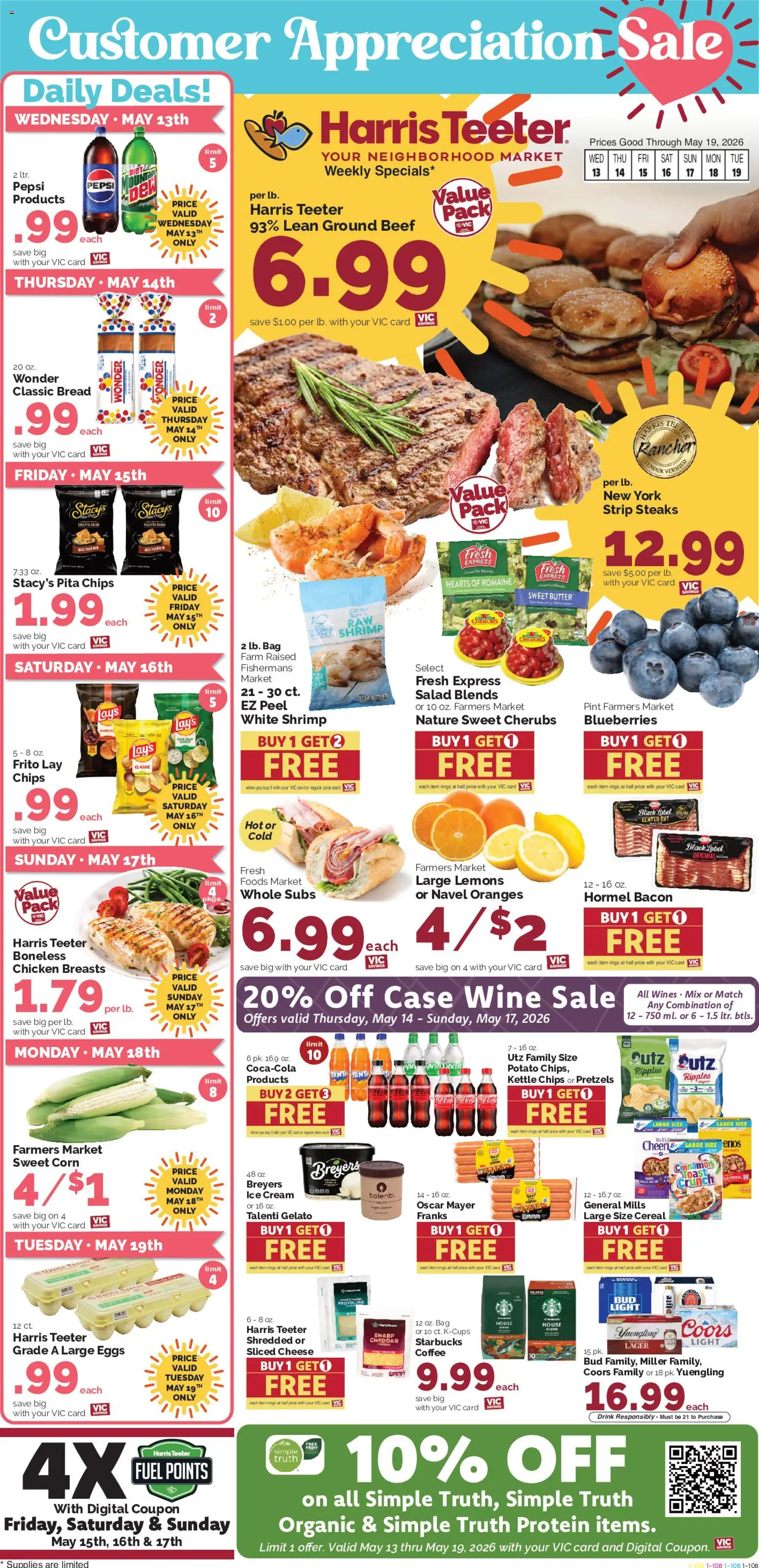 Harris Teeter Weekly Ad - valid from 13.05.2026 | Page: 1