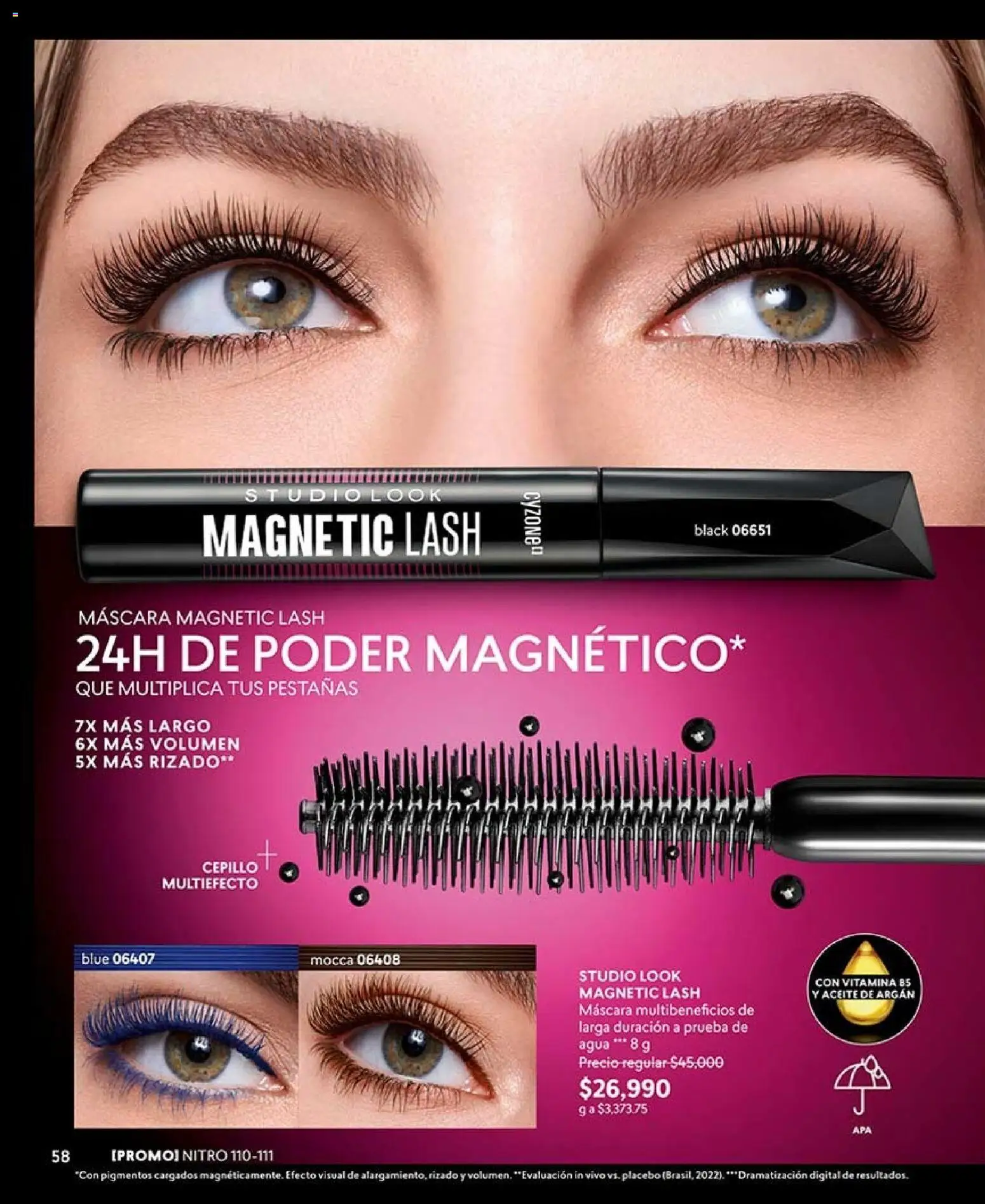 CyZone revista - valida desde el 17/08/2026 | Página: 58 | Productos: Agua, Cepillo, Máscara, Aceite