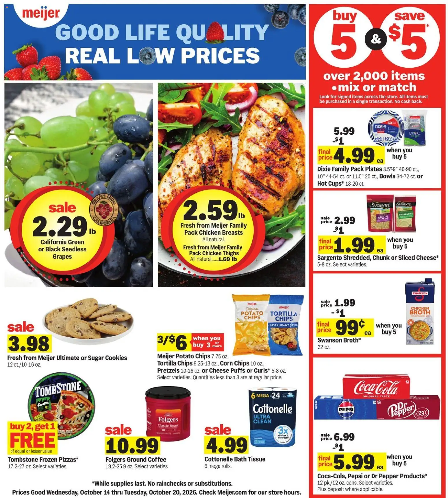 Meijer Weekly Ad - MI - valid from 10/14/2026 | Page: 1