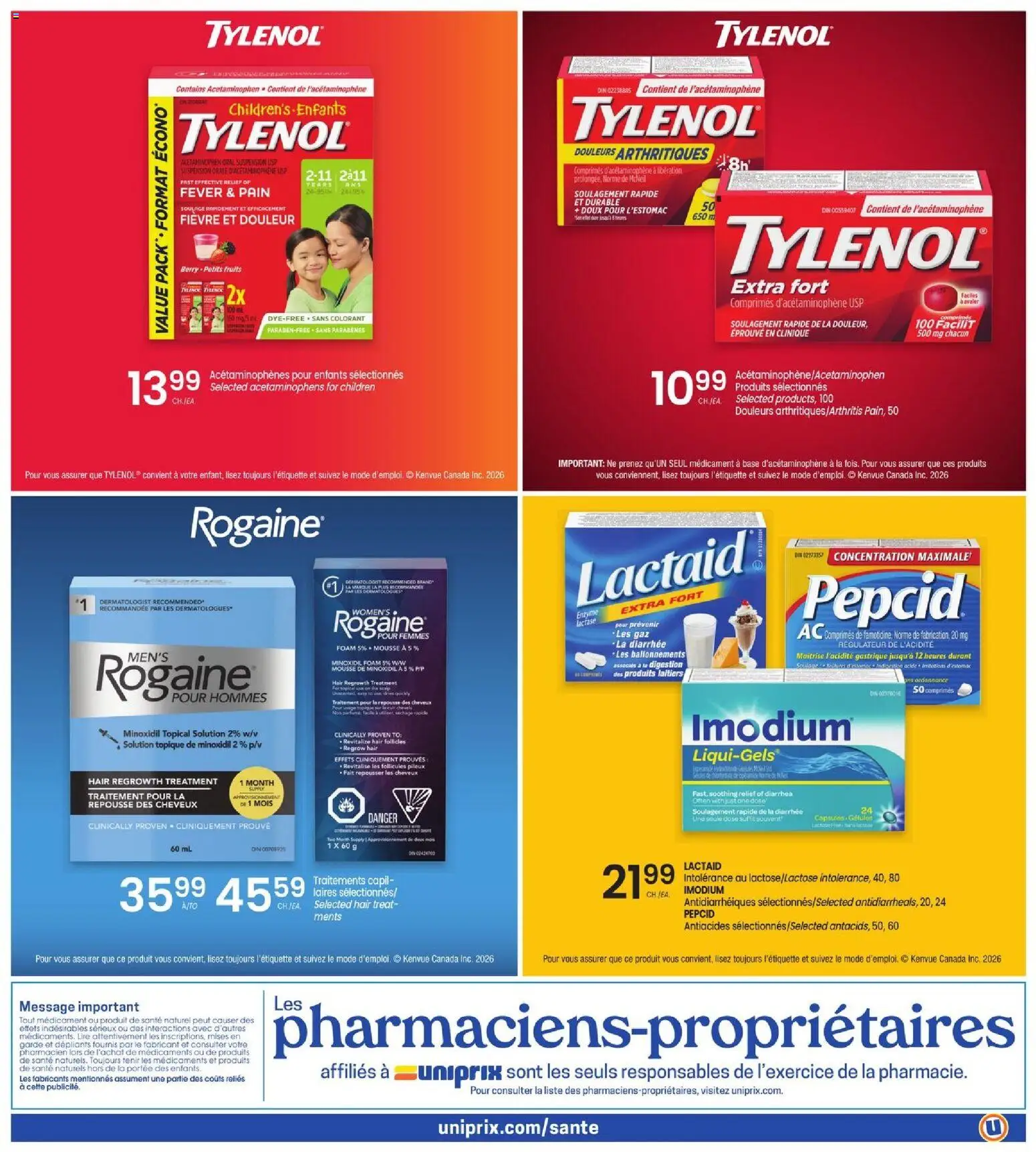 Uniprix flyer valid from Oct 29, 2026 | Page: 7