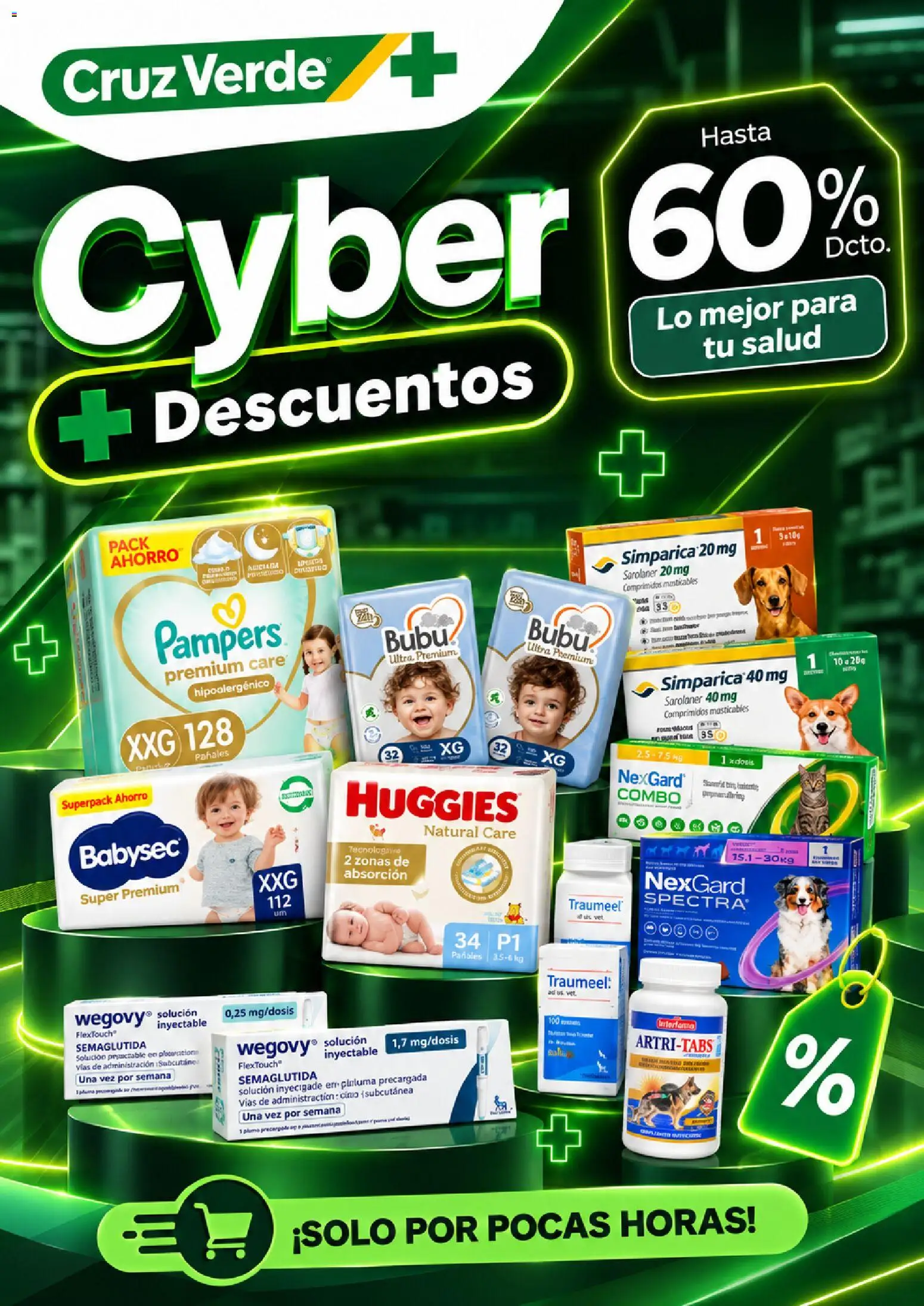Cruz Verde Cyber Monday │ válido desde el 05.10.2026 | Página: 1 | Productos: Pañales