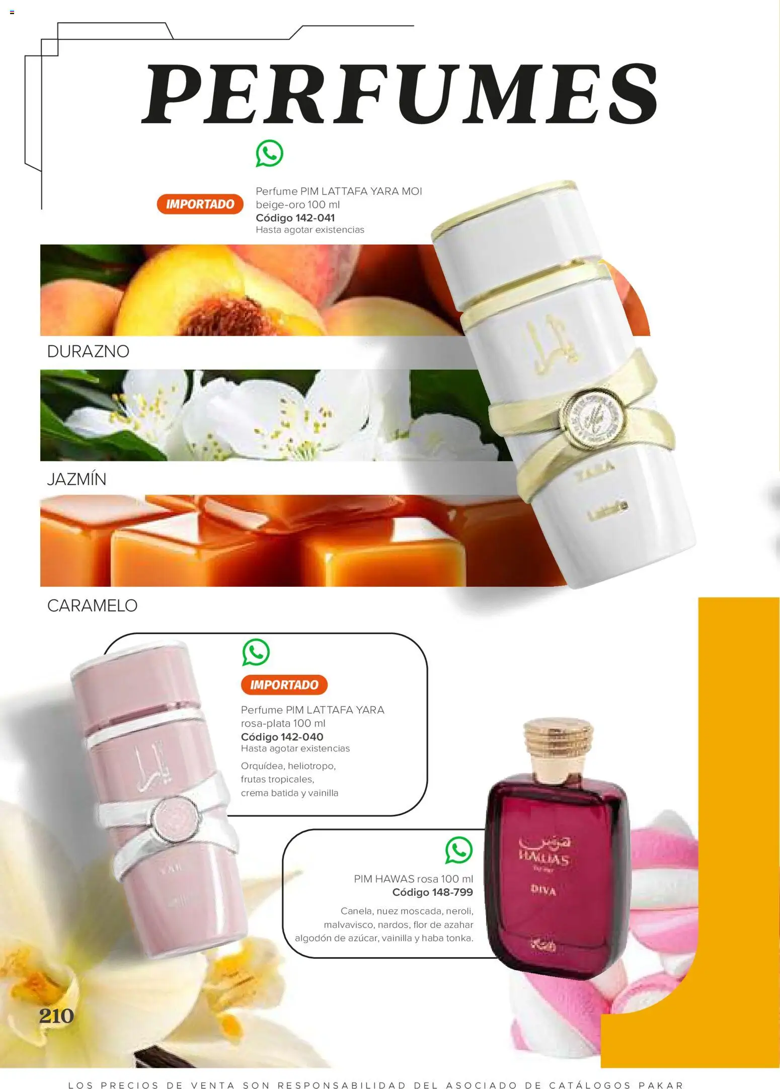 Nuevas ofertas de SC Pakar válidas en toda la República Mexicana desde el 31/07/2026. ¡Encuentra las mejores ofertas en SC Pakar catálogo Ropa! | Página: 210 | Productos: Durazno, Crema, Nuez, Perfume