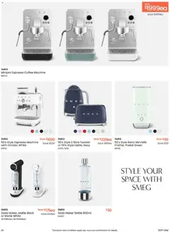 Preview of Myer End of financial year sale - valid from 01.06.2026 | Page: 24 | Products: Milk, Coffee, Espresso machine, Toaster
