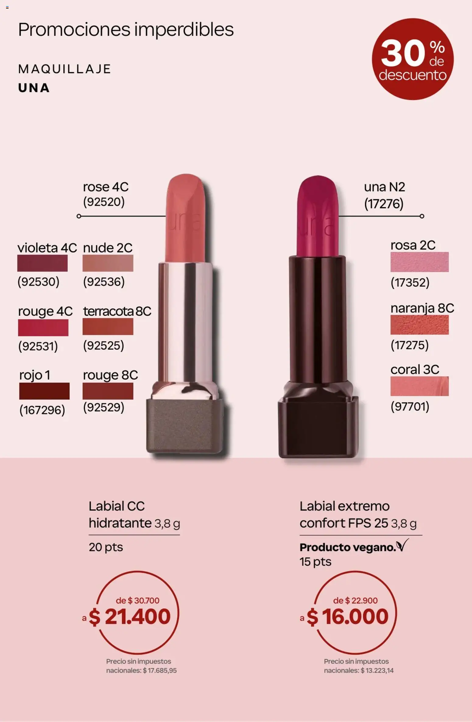 Catálogo Natura Ciclo 10 │ válido desde el 30/06/2026 | Página: 46 | Productos: Maquillaje