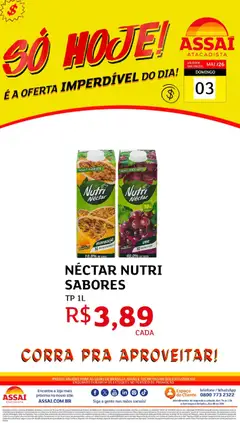 Assaí Atacadista ofertas - DF - Pré-Visualização do folheto da loja Assaí Atacadista, válido de 03.05.2026
