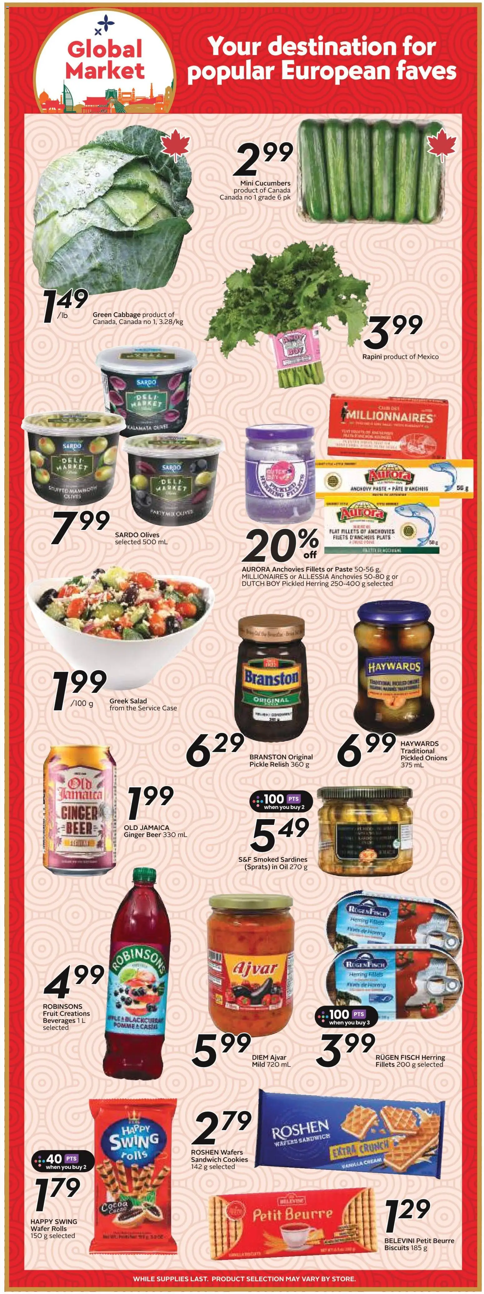 Safeway flyer valid from 04.06.2026 | Page: 17 | Products: Cucumbers, Case, Oil, Beer