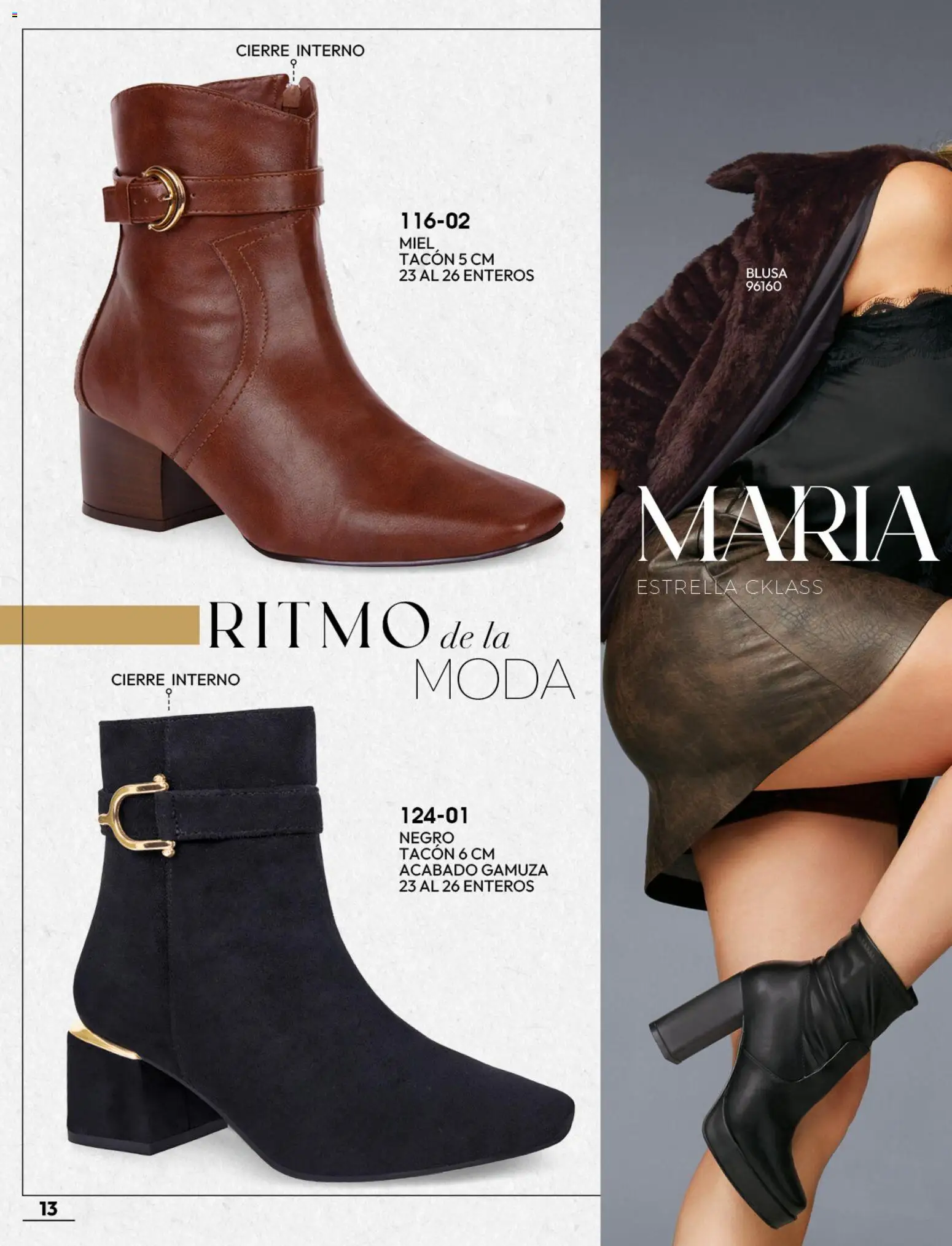 Nuevas ofertas de Cklass válidas en toda la República Mexicana desde el 08/07/2026. ¡Encuentra las mejores ofertas en Cklass catálogo Botas y botines! | Página: 14 | Productos: Blusa, Gamuza