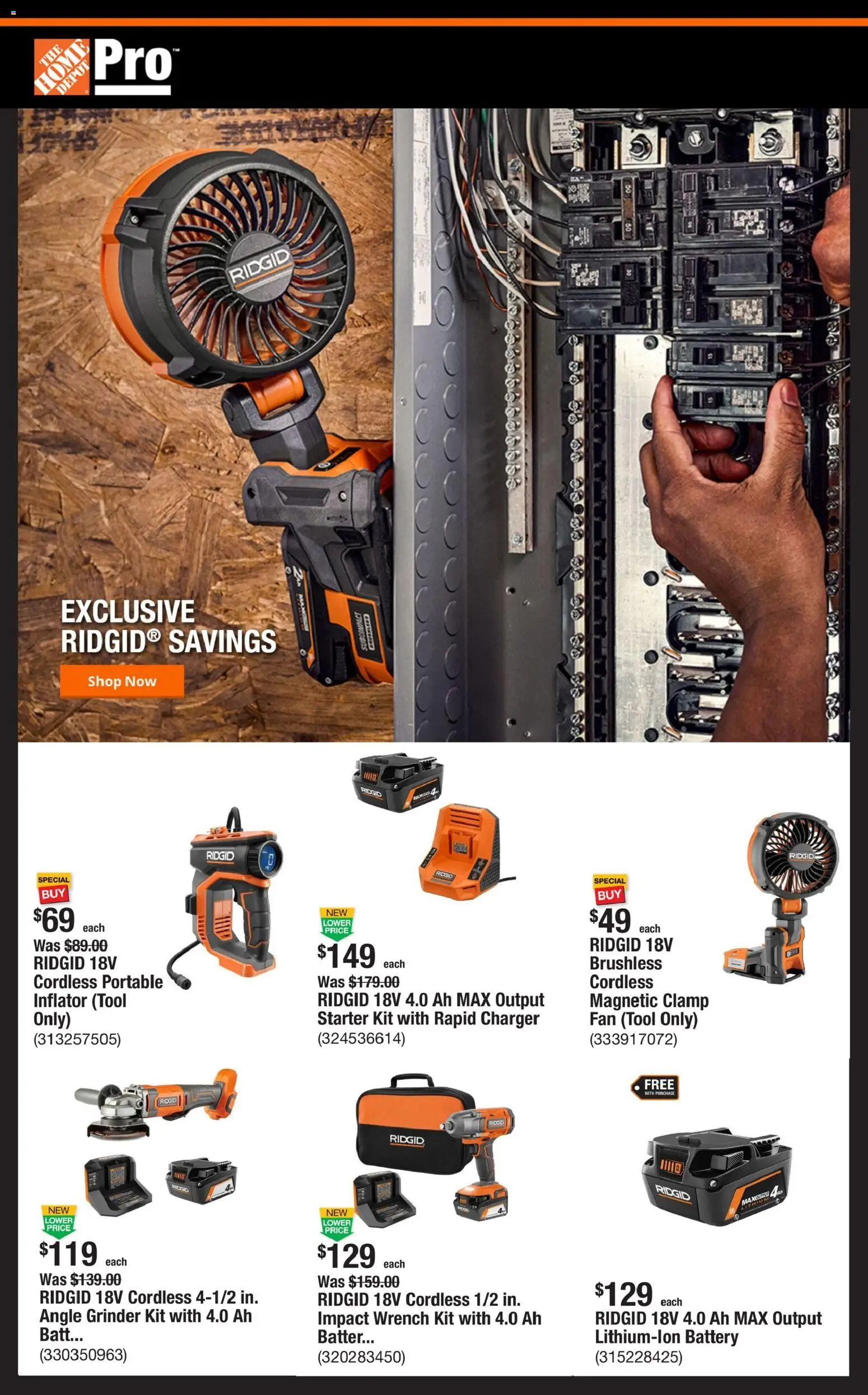 Home Depot Shop Pro Ad - valid from 07/27/2026 | Page: 1