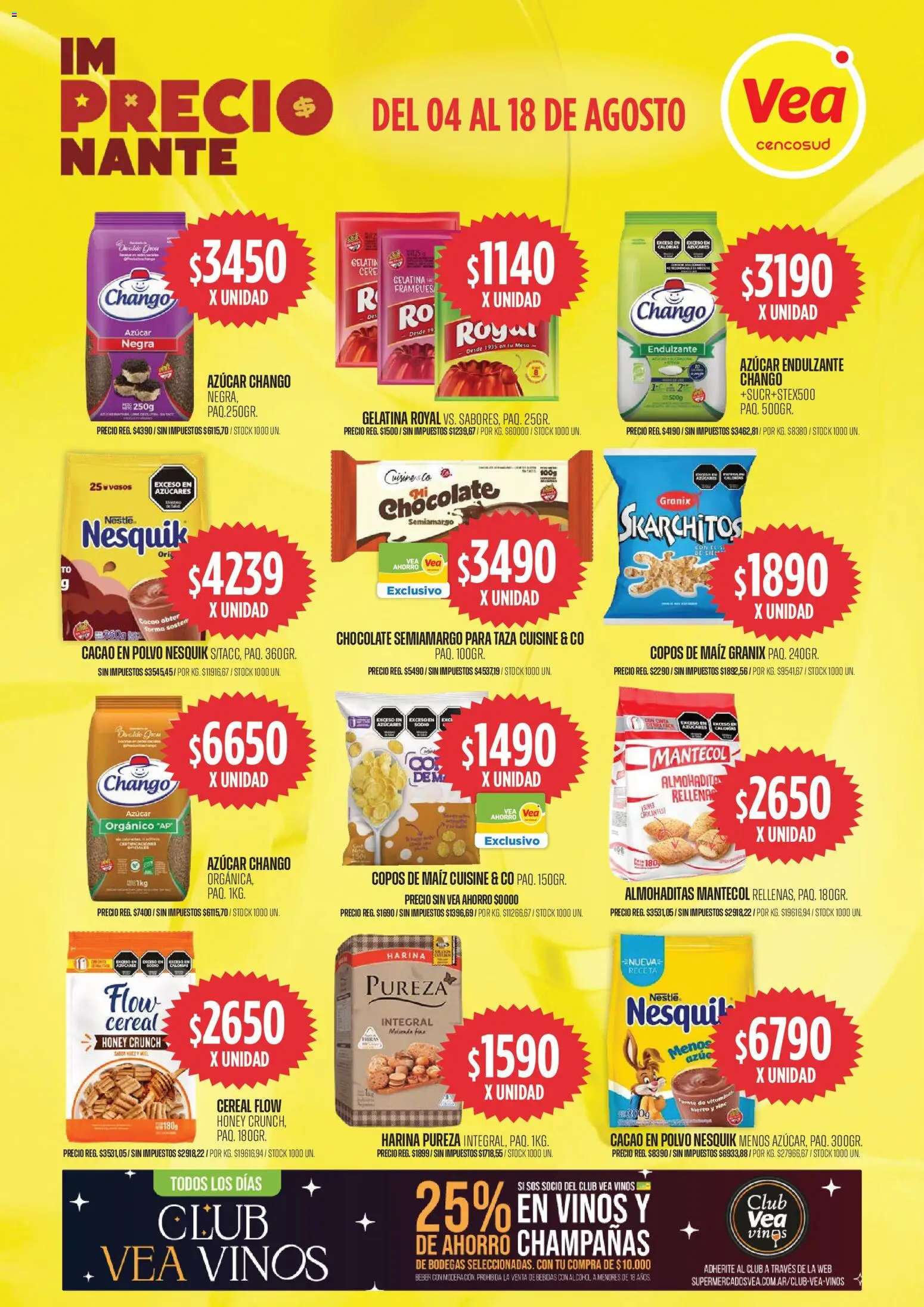 Vea ofertas │ válido desde el 04/08/2026 | Página: 5 | Productos: Harina, Polvo, Gelatina, Taza