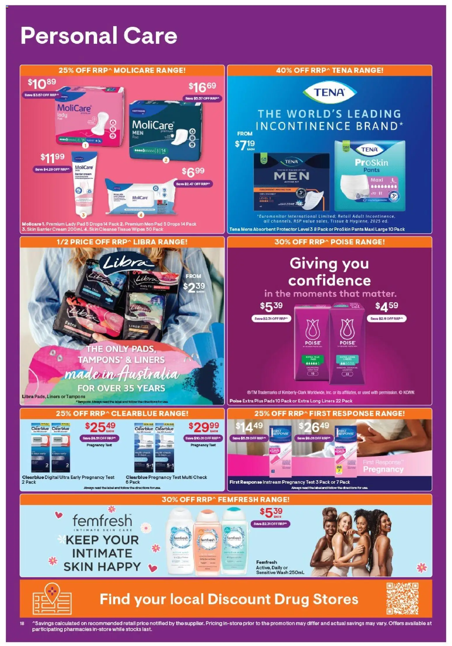 Discount Drug Stores catalogue - valid from 06/08/2026 | Page: 19 | Products: Cream, Pregnancy test, Digital, Tampons