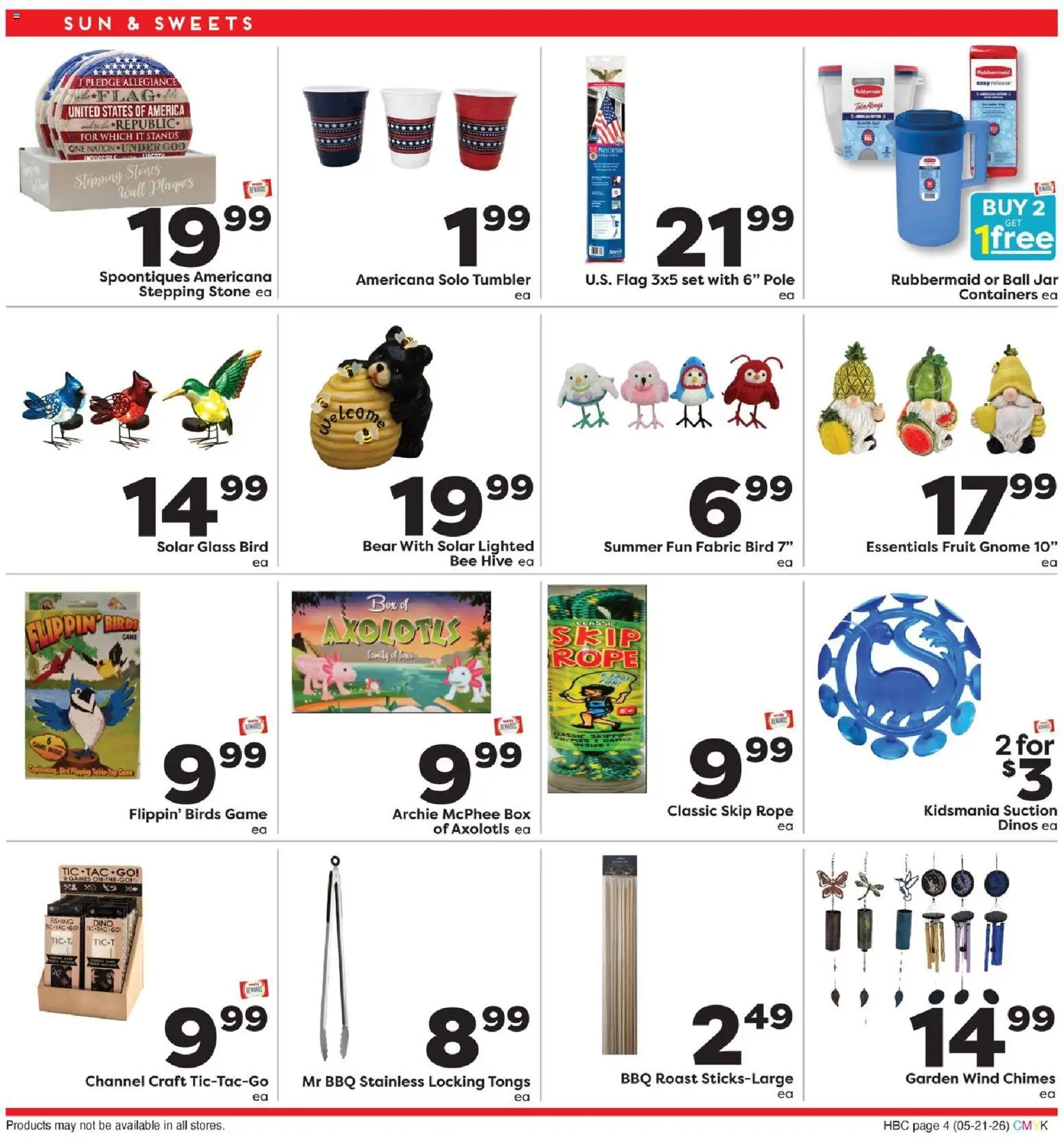 Weis Monthly Ad - MD - valid from 21.05.2026 | Page: 4 | Products: Box, Game