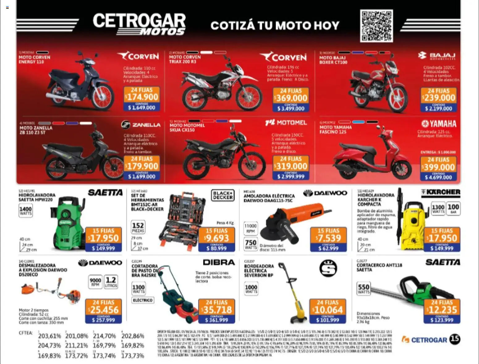 Cetrogar catálogo │ válido desde el 01/10/2026 | Página: 15
