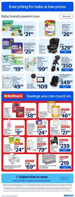 Preview of VTech smart Wi-Fi video baby monitor, Each. #50163484. from shop Walmart valid from Jul 2, 2026 | Page: 13