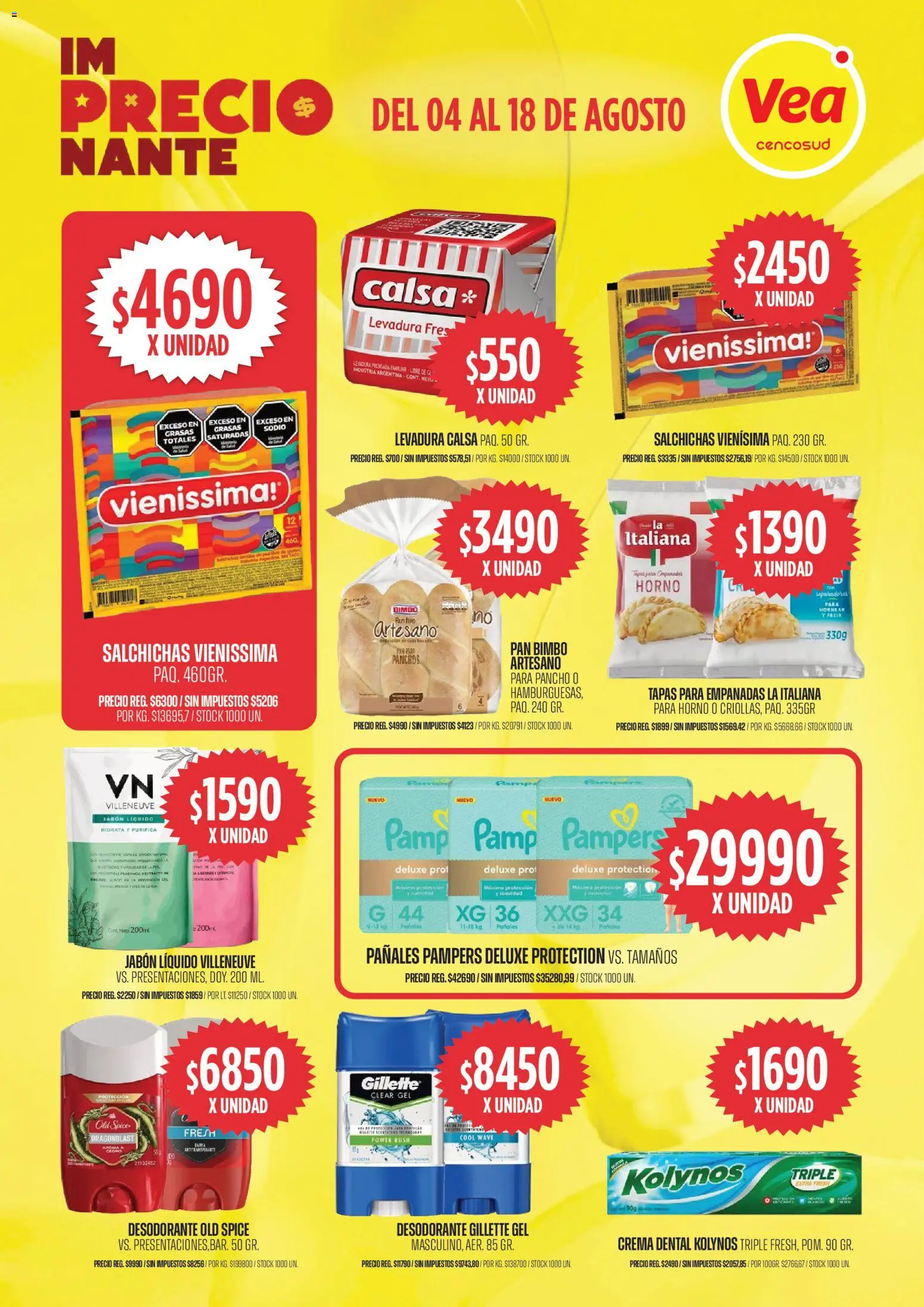 Vea ofertas │ válido desde el 04/08/2026 | Página: 13 | Productos: Horno, Jabón, Desodorante, Pan