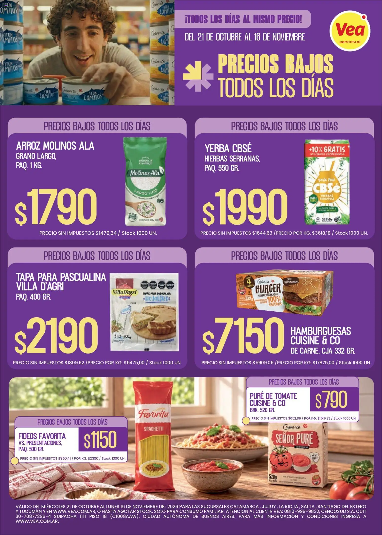 Vea - Folleto Precios Bajos NOA │ válido desde el 21/10/2026 | Página: 1