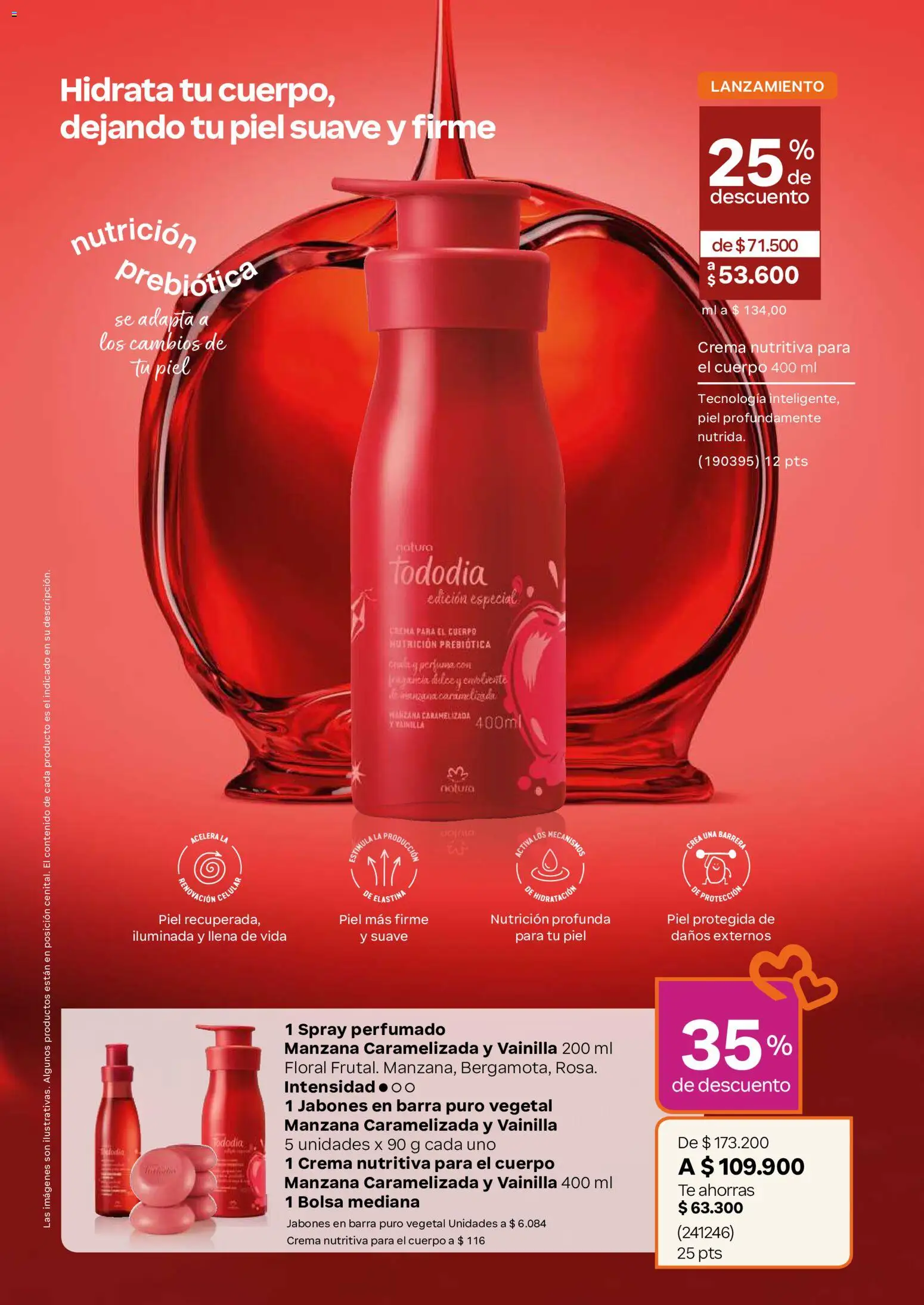 Natura revista - valida desde el 22/07/2026 | Página: 112 | Productos: Té, Crema, Bolsa, Vainilla