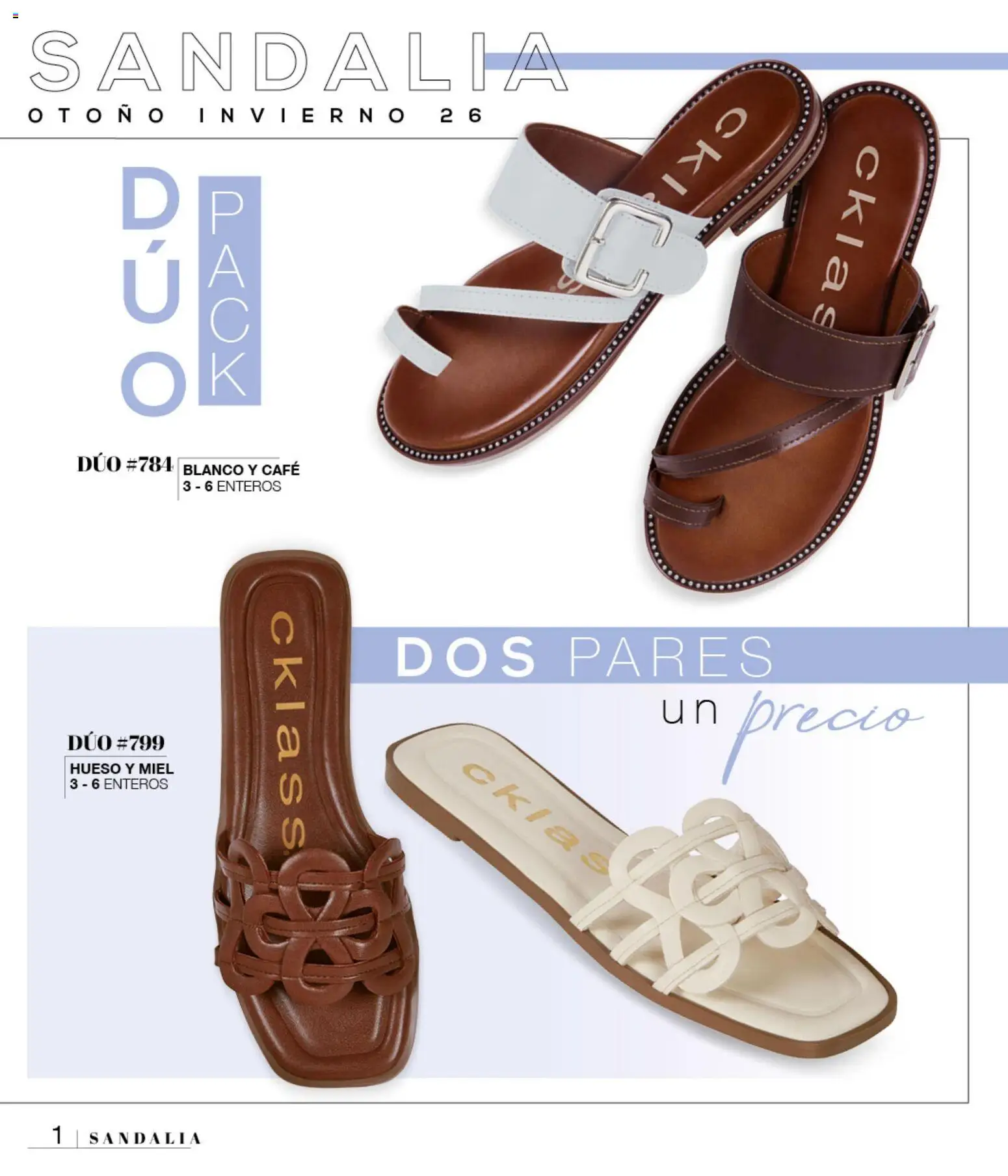 Nuevas ofertas de Cklass válidas en toda la República Mexicana desde el 08/07/2026. ¡Encuentra las mejores ofertas en Cklass catálogo Sandalias! | Página: 2 | Productos: Café