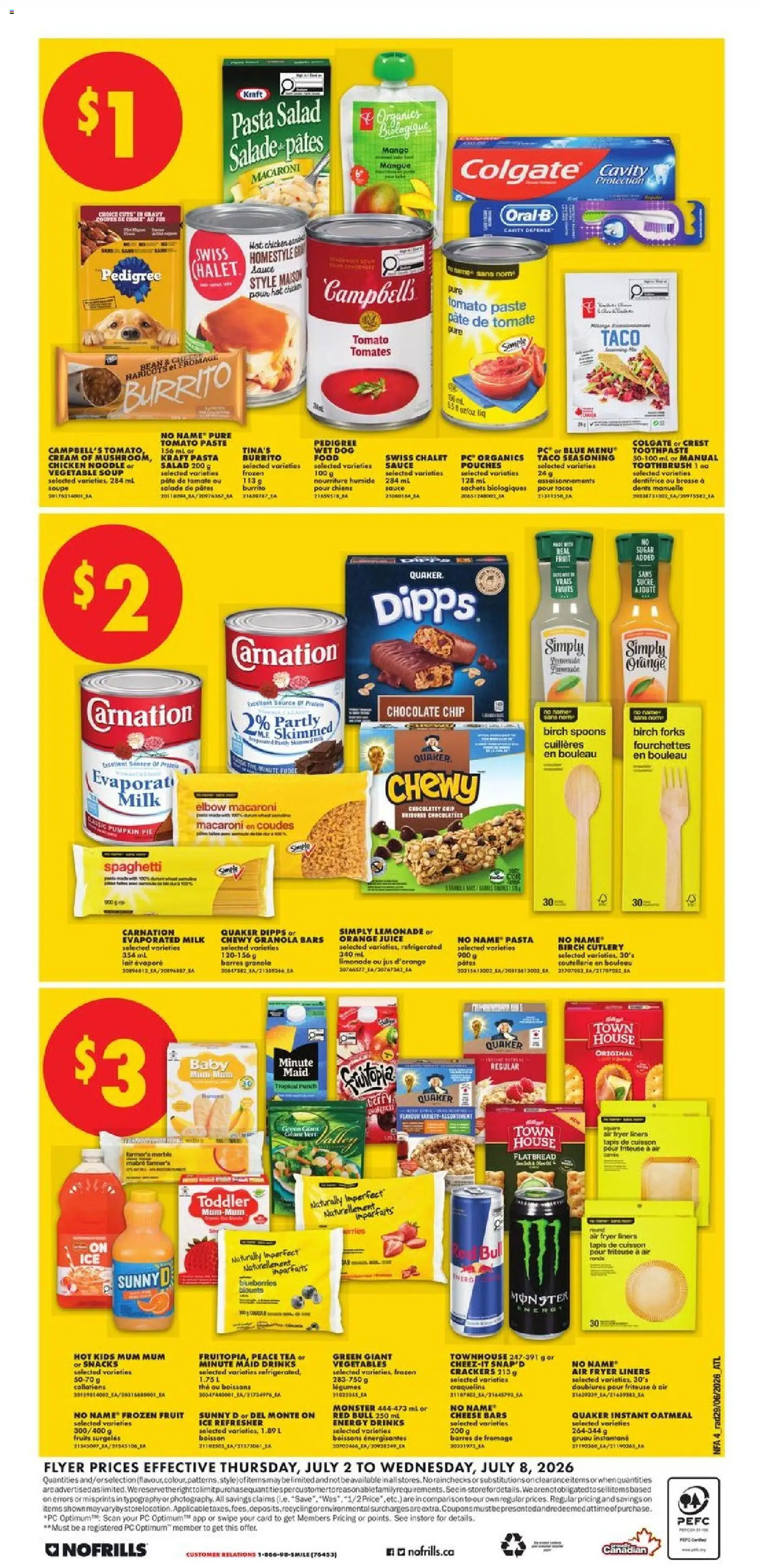 No Frills flyer valid from Jul 2, 2026 | Page: 4