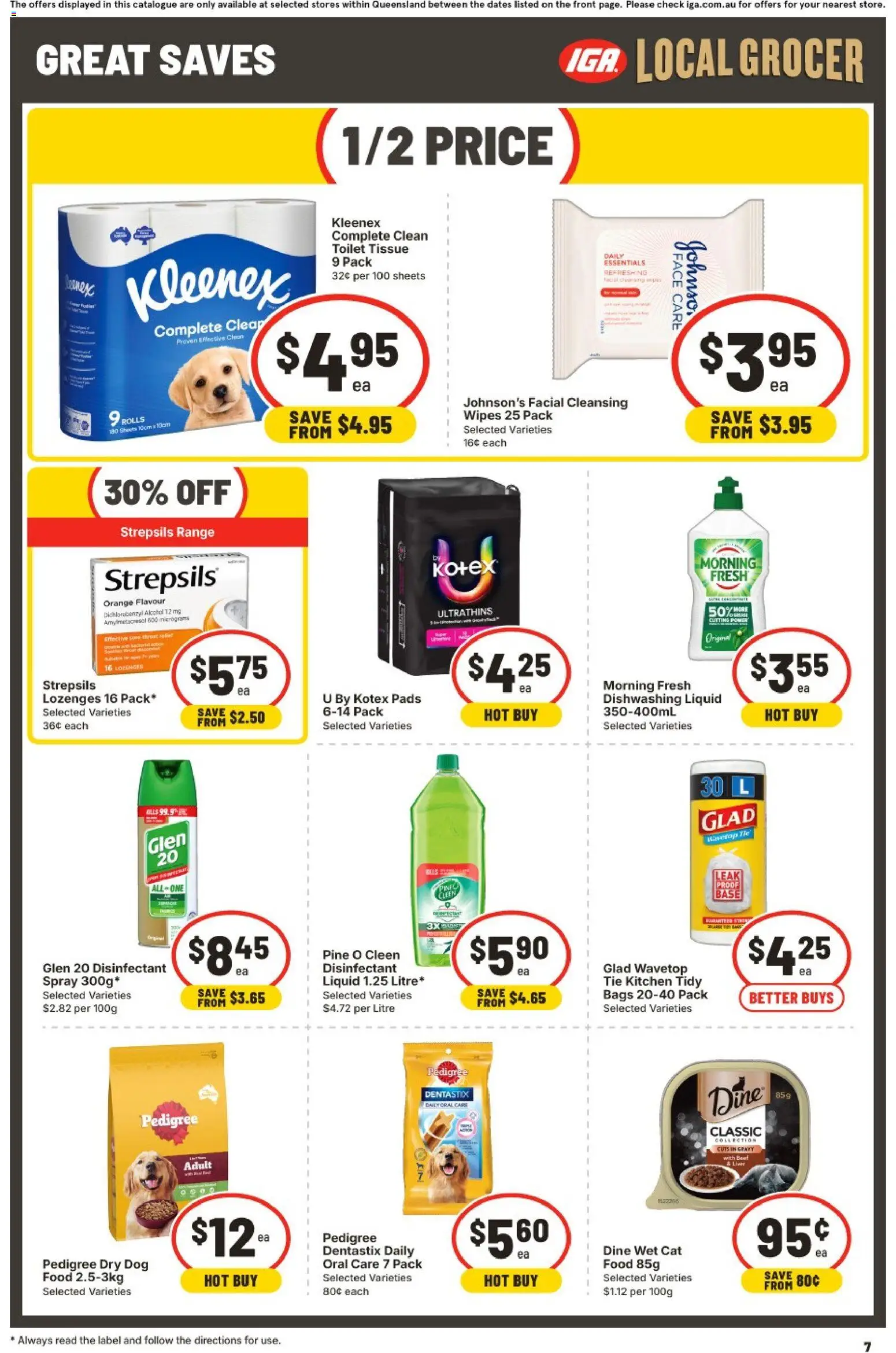 IGA catalogue - valid from 30/09/2026 | Page: 7 | Products: Toilet, Alcohol, Beef, Dog food