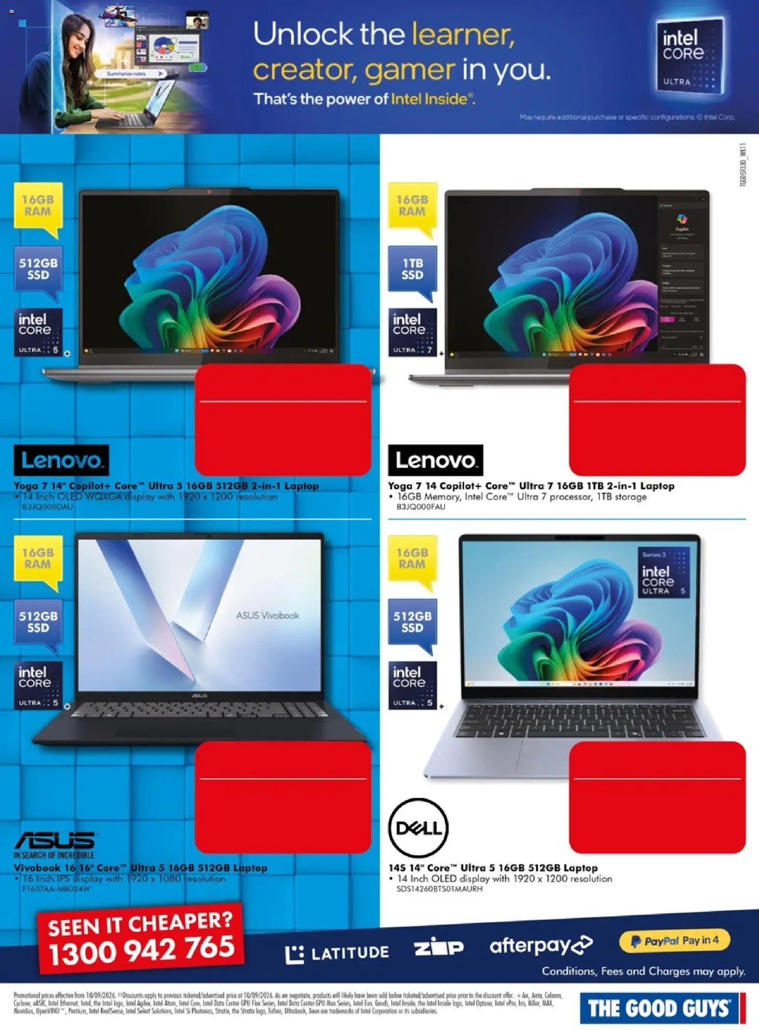 The Good Guys catalogue - valid from 10/09/2026 | Page: 16 | Products: Laptop