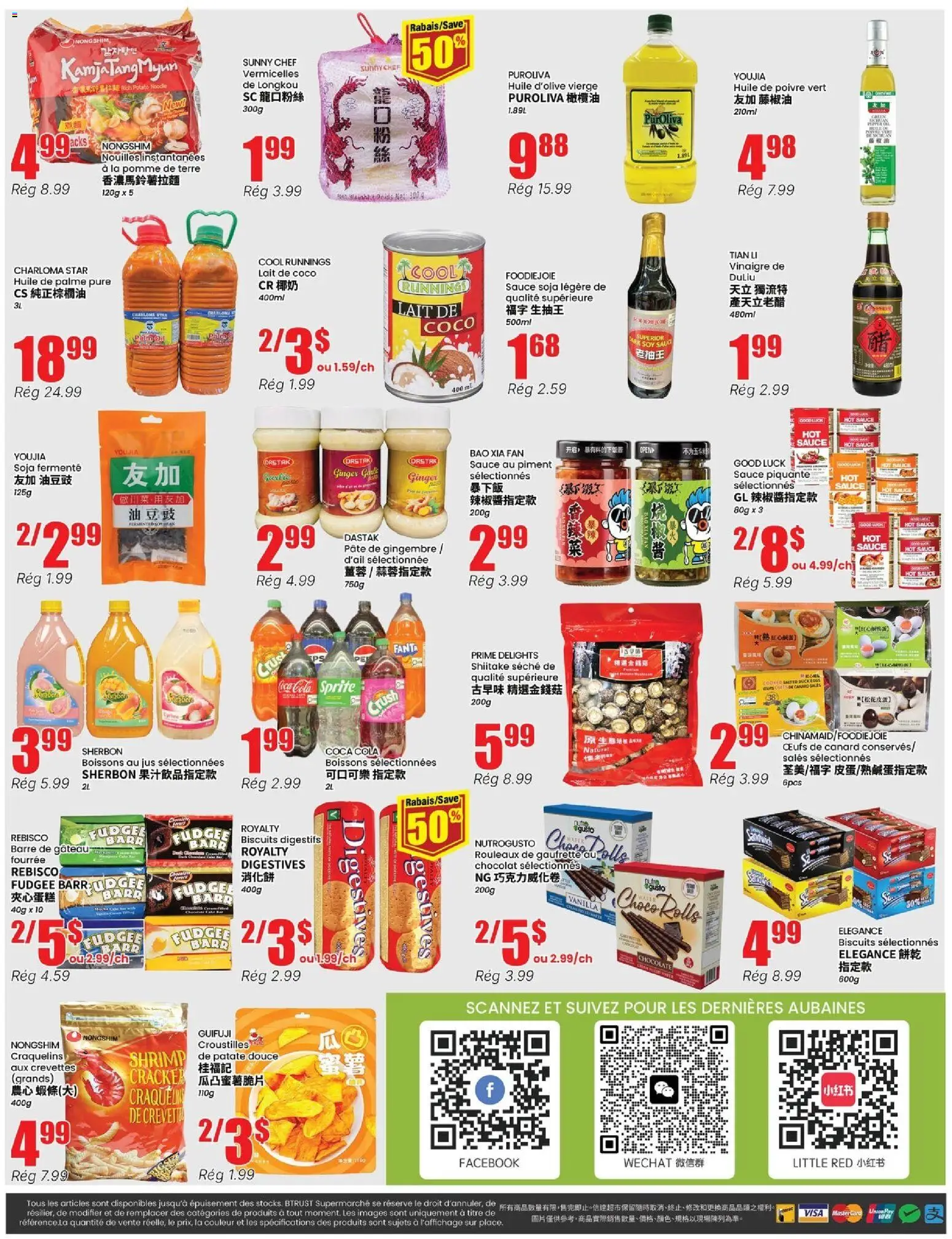 Btrust Supermarket flyer valid from Aug 13, 2026 | Page: 4 | Products: Fan, Sprite, Biscuits, Fanta