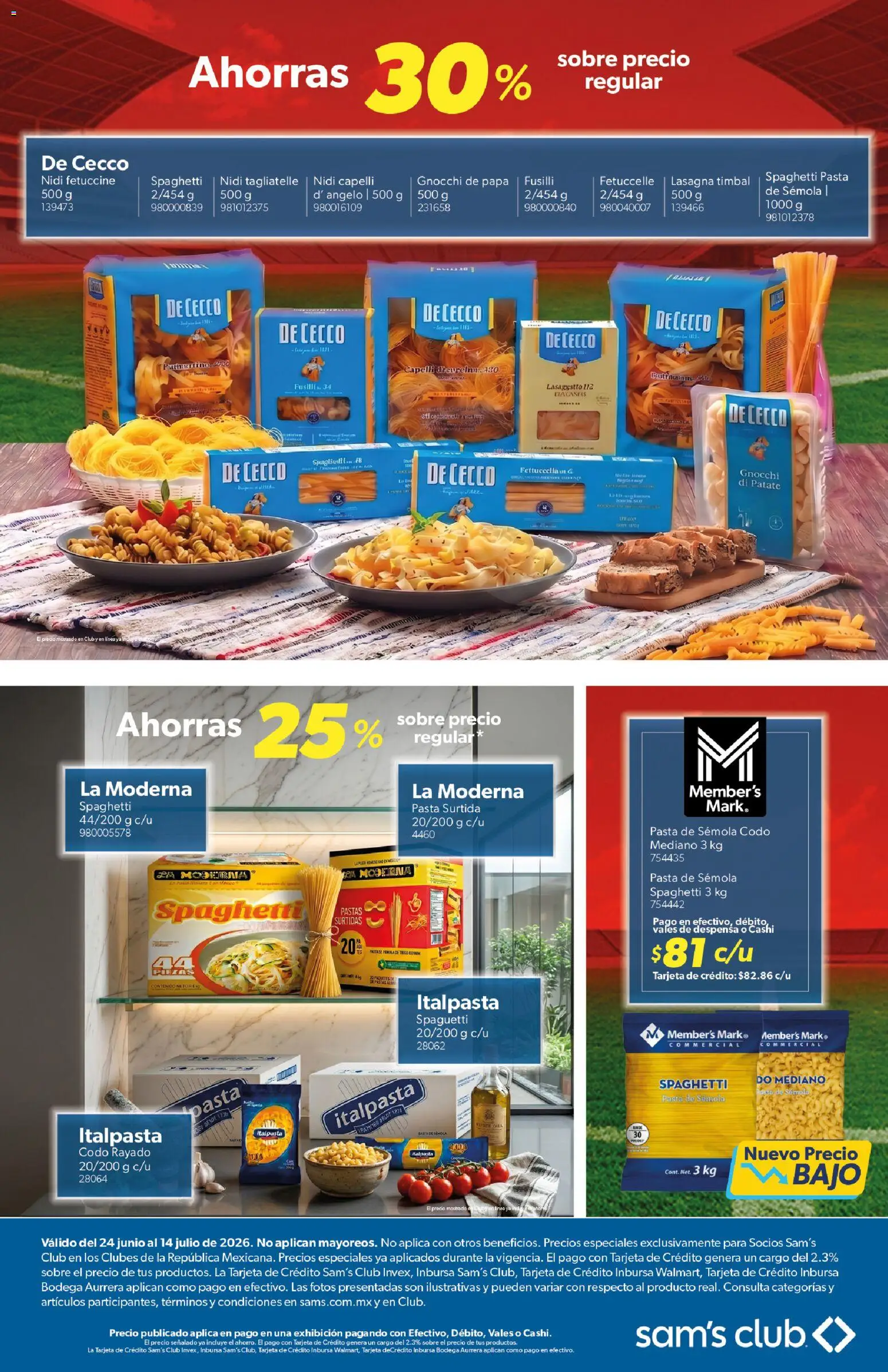 Nuevas ofertas de Sam's Club válidas en toda la República Mexicana desde el 24/06/2026. ¡Encuentra las mejores ofertas en Sam's Club catálogo! | Página: 4