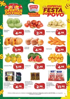 Novo Atacarejo ofertas Sábado e Domingo é Feira - Pré-Visualização do folheto da loja Novo Atacarejo, válido de 25/07/2026