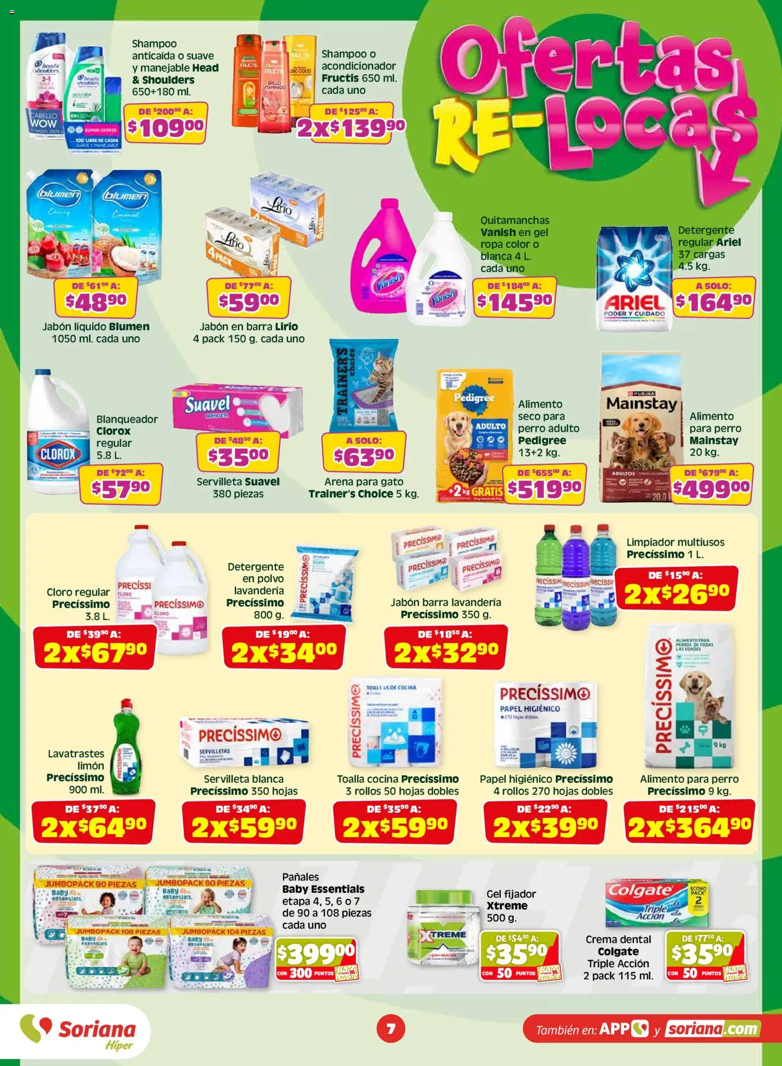 Nuevas ofertas de Soriana válidas en toda la República Mexicana desde el 19.06.2026. ¡Encuentra las mejores ofertas en Soriana Julio Regalado Híper Nacional! | Página: 7