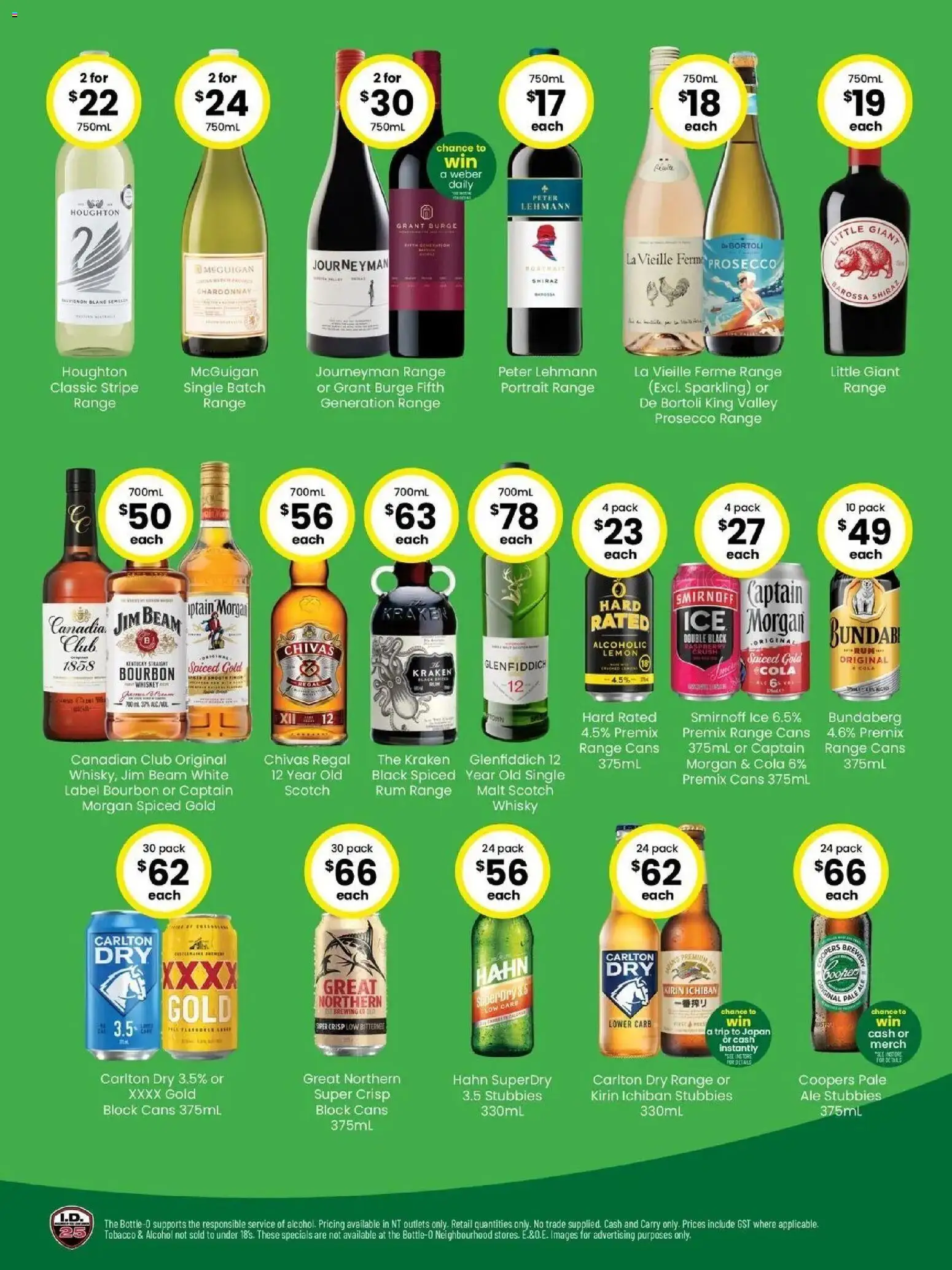 The Bottle-O catalogue - valid from 08.06.2026 | Page: 2 | Products: Bourbon, Whiskey, Rum, Lemon