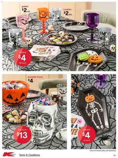 Preview of Kmart Halloween - valid from 01/10/2026 | Page: 9 | Products: Food, Confectionery, Napkins, Pumpkin