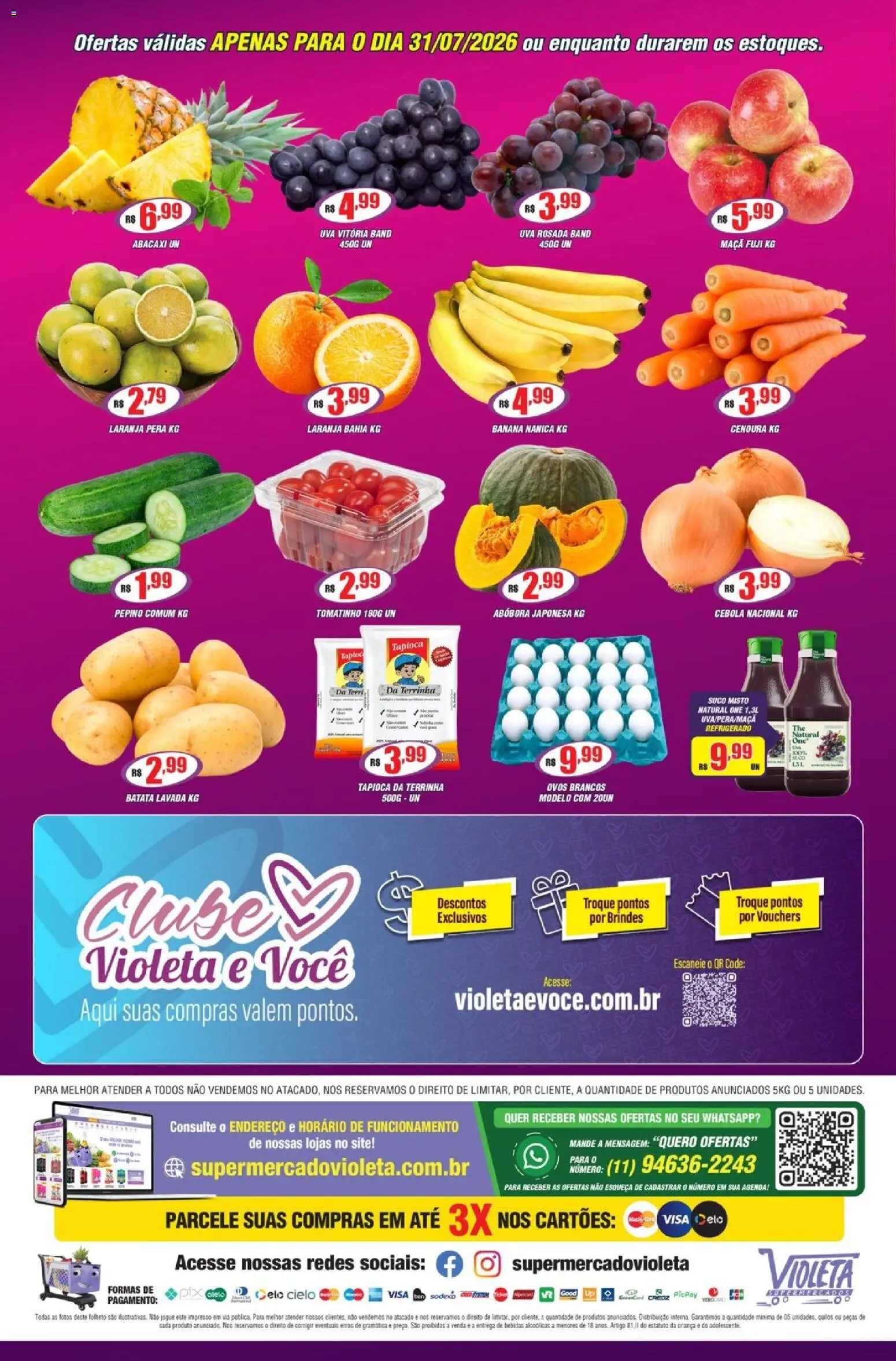 Violeta Supermercados Folheto - válido de 31/07/2026 | Página: 4