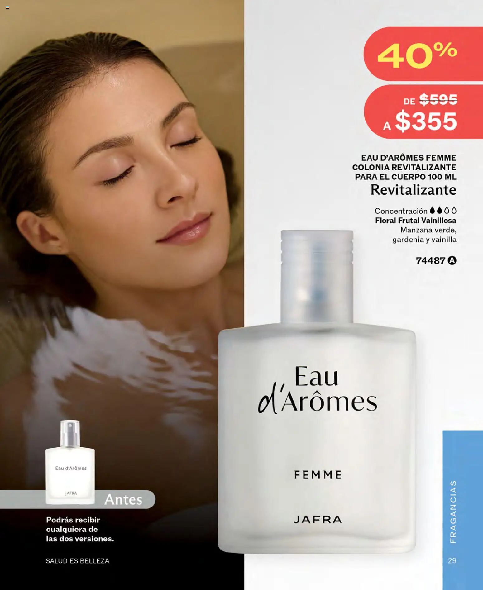 Nuevas ofertas de JAFRA válidas en toda la República Mexicana desde el 01/08/2026. ¡Encuentra las mejores ofertas en JAFRA catálogo! | Página: 29