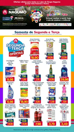 Nagumo ofertas Segunda e Terça - Pré-Visualização do folheto da loja Nagumo, válido de 12/10/2026