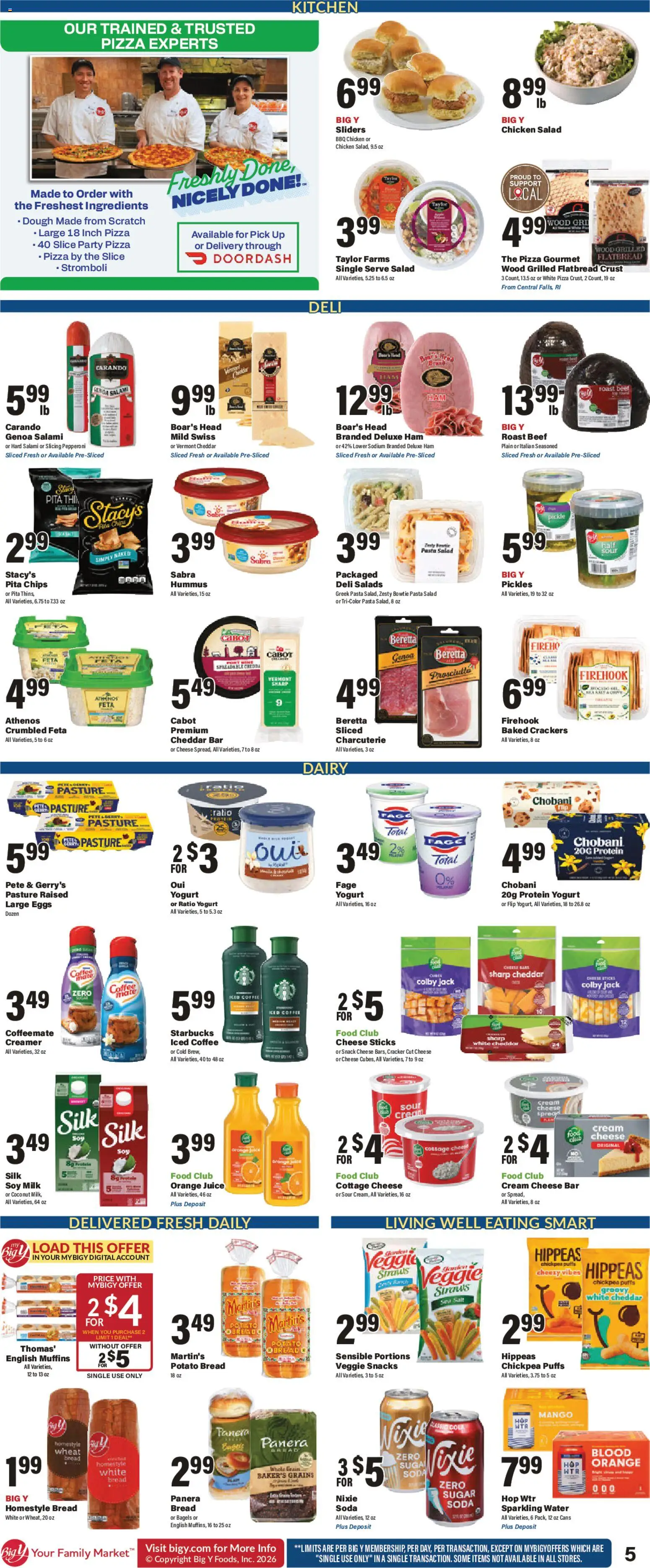 Big Y Weekly Ad - valid from 07/23/2026 | Page: 7 | Products: Sour cream, Beef, Water, Sugar
