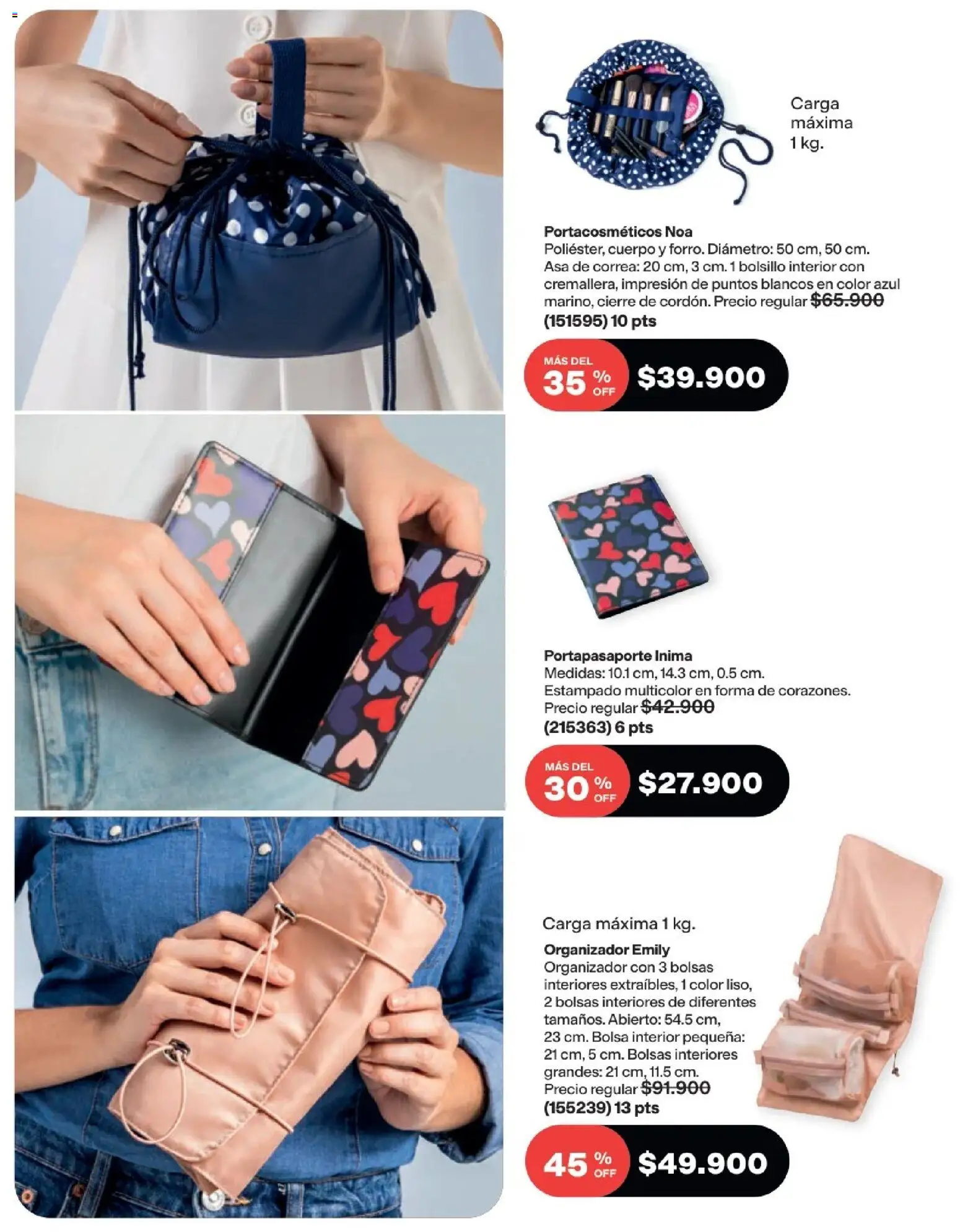 Avon revista - valida desde el 15/07/2026 | Página: 106 | Productos: Portacosmeticos, Bolsa, Organizador
