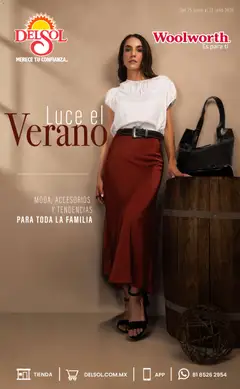 Vista previa de Del Sol y Woolworth catálogo, nuevo folleto de la tienda, válido en México a partir del 25/06/2026