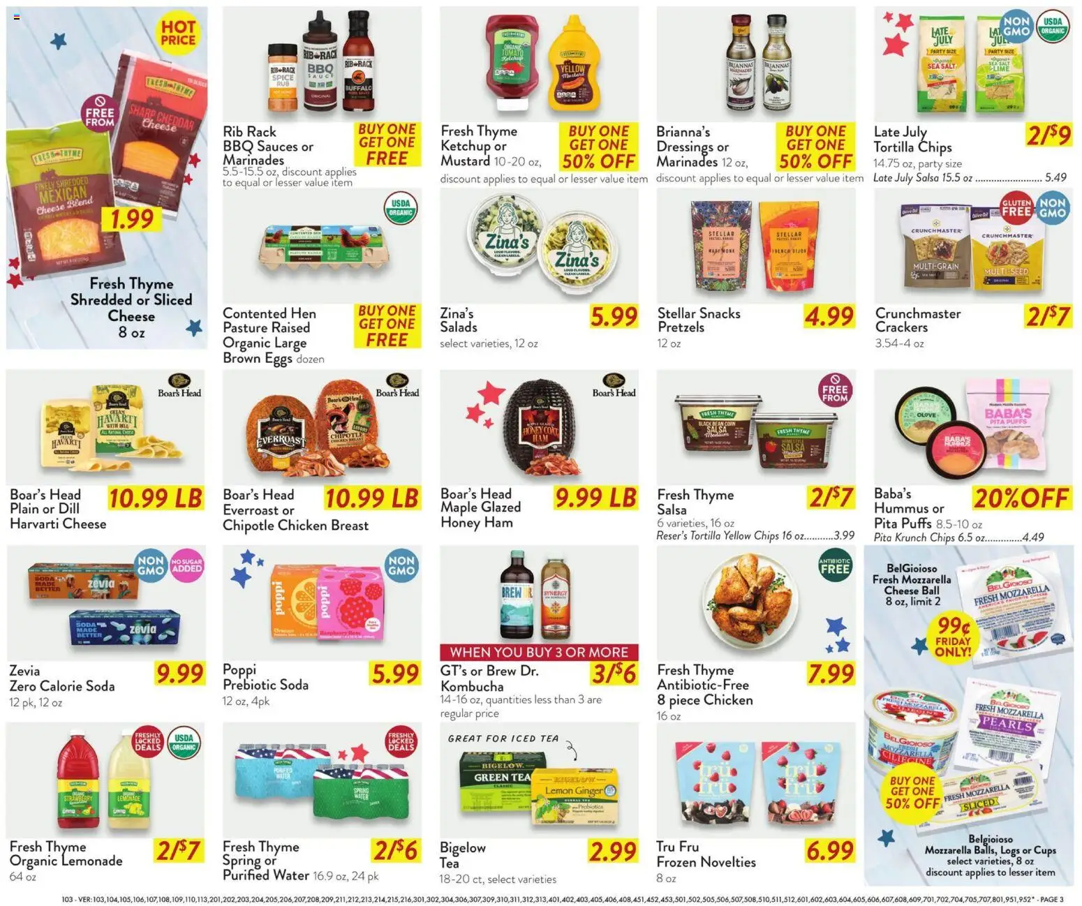 Fresh Thyme Weekly Ad - valid from 07/01/2026 | Page: 6 | Products: Probiotics, Green Tea, Corn, Water