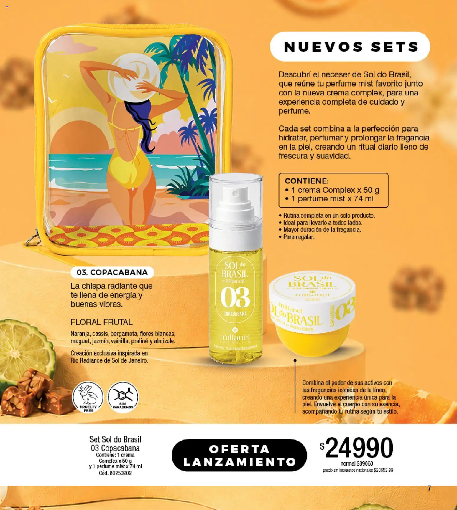 Millanel - Catálogo │ válido desde el 17/08/2026 | Página: 7 | Productos: Fragancia, Neceser, Té, Crema
