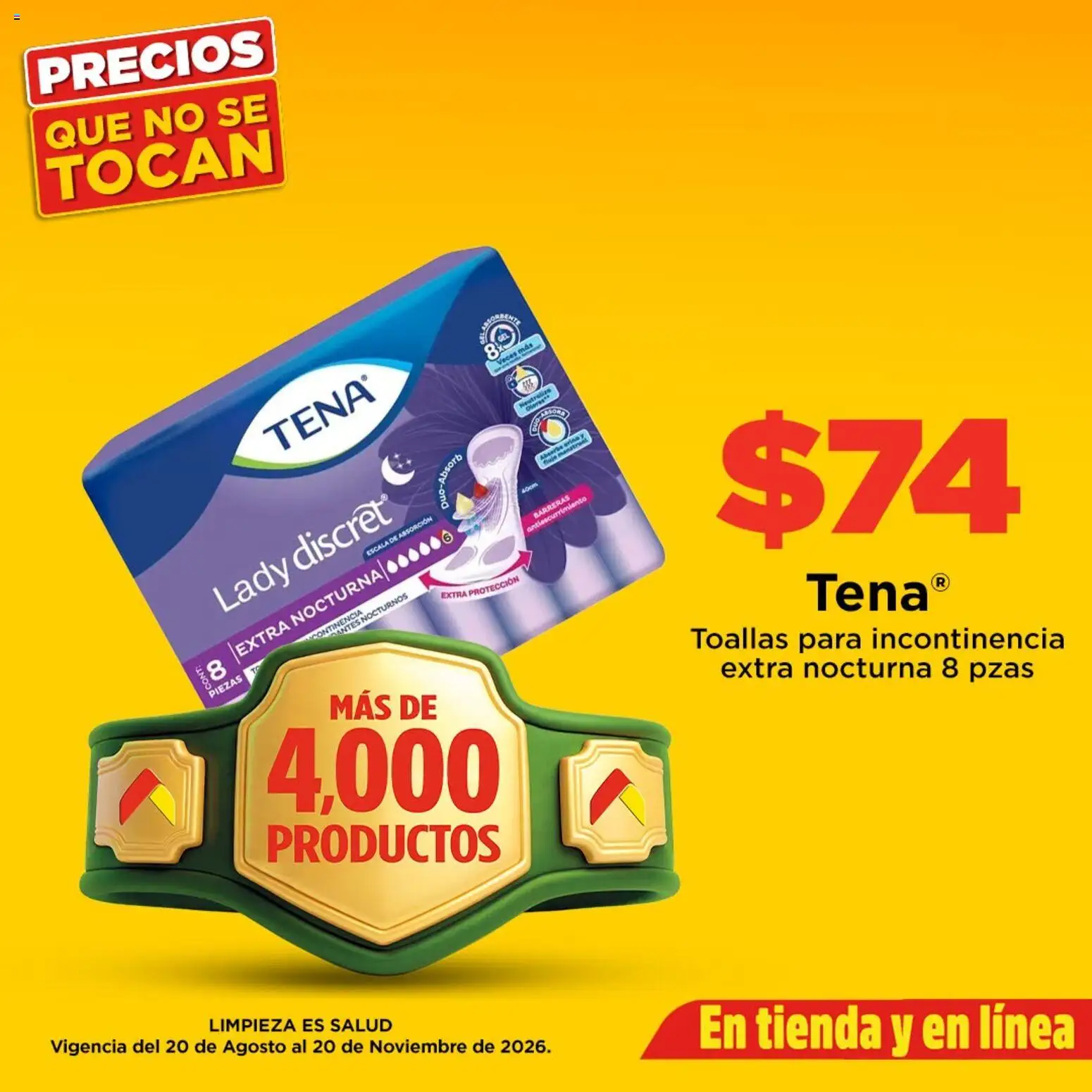 Nuevas ofertas de Bodega Aurrerá válidas en toda la República Mexicana desde el 20/08/2026. ¡Encuentra las mejores ofertas en Bodega Aurrerá folleto Encuentra todo para tu día a día! | Página: 4