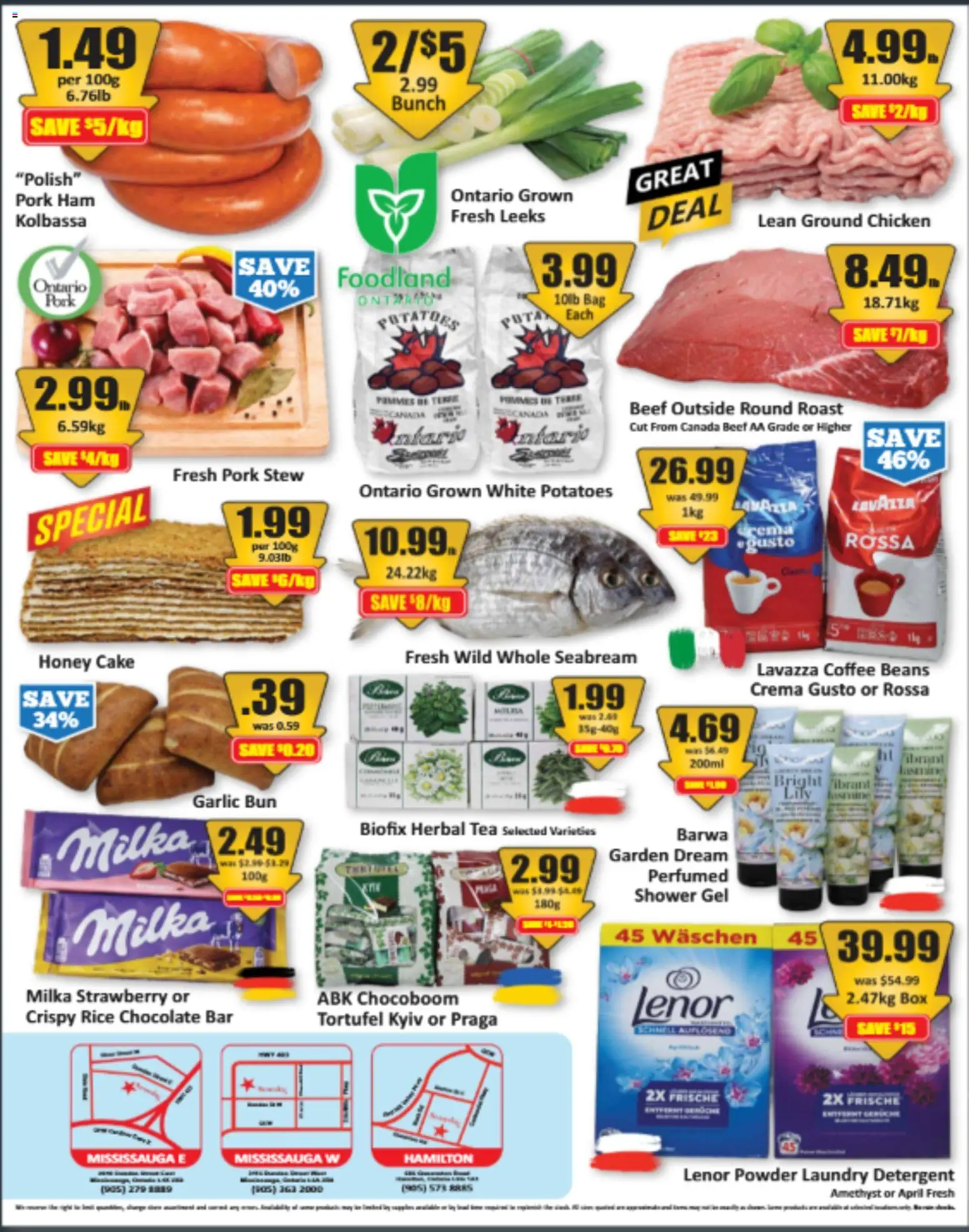 Starsky flyer valid from Oct 1, 2026 | Page: 2 | Products: Beef, Leeks, Shower, Coffee
