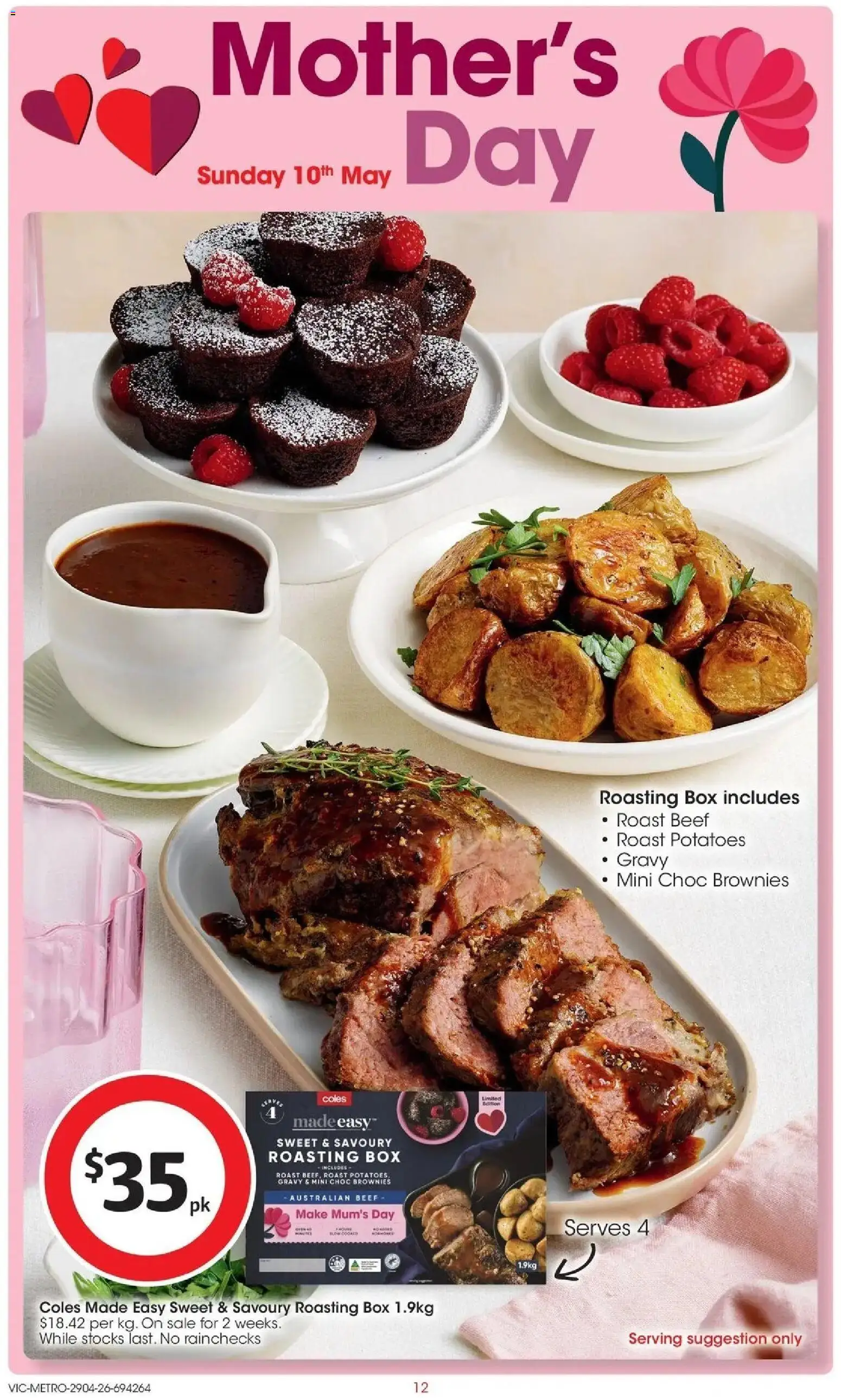 Coles catalogue - valid from 28.04.2026 | Page: 12 | Products: Box, Beef, Potatoes