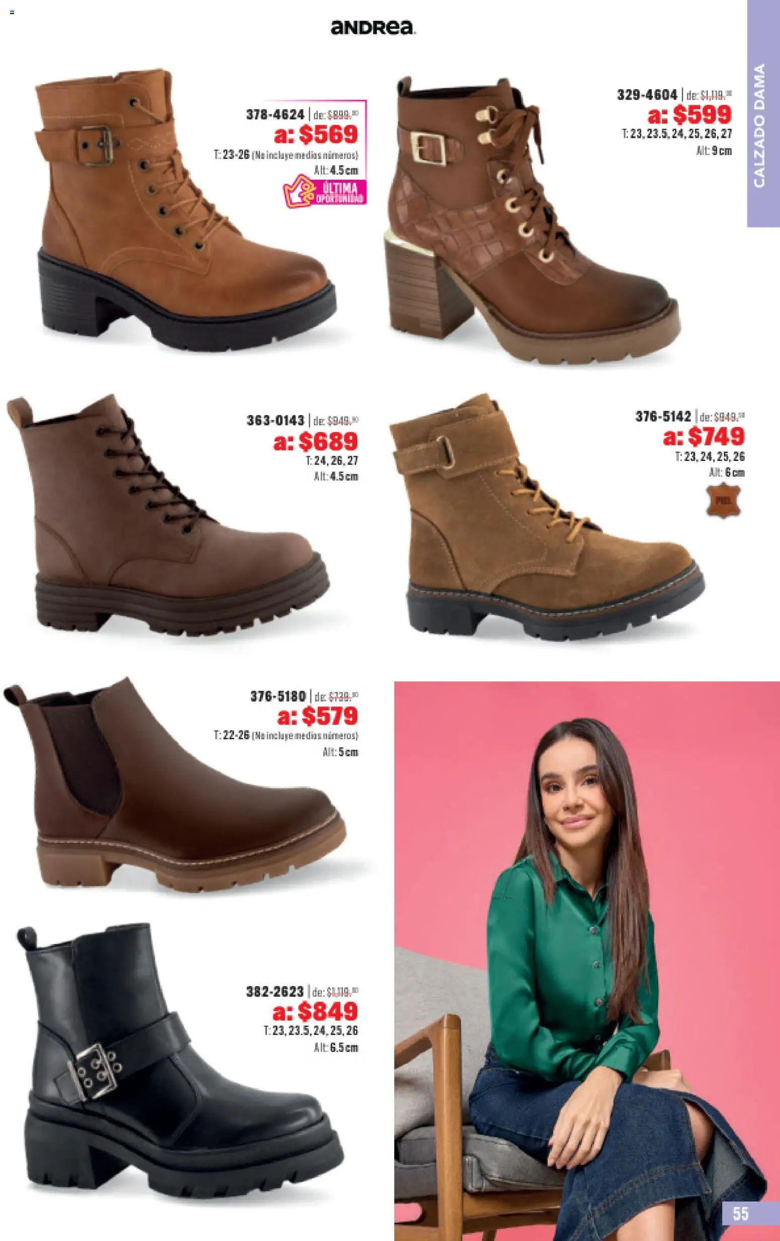 Nuevas ofertas de Andrea válidas en toda la República Mexicana desde el 31.05.2026. ¡Encuentra las mejores ofertas en Andrea catálogo Outlet! | Página: 55