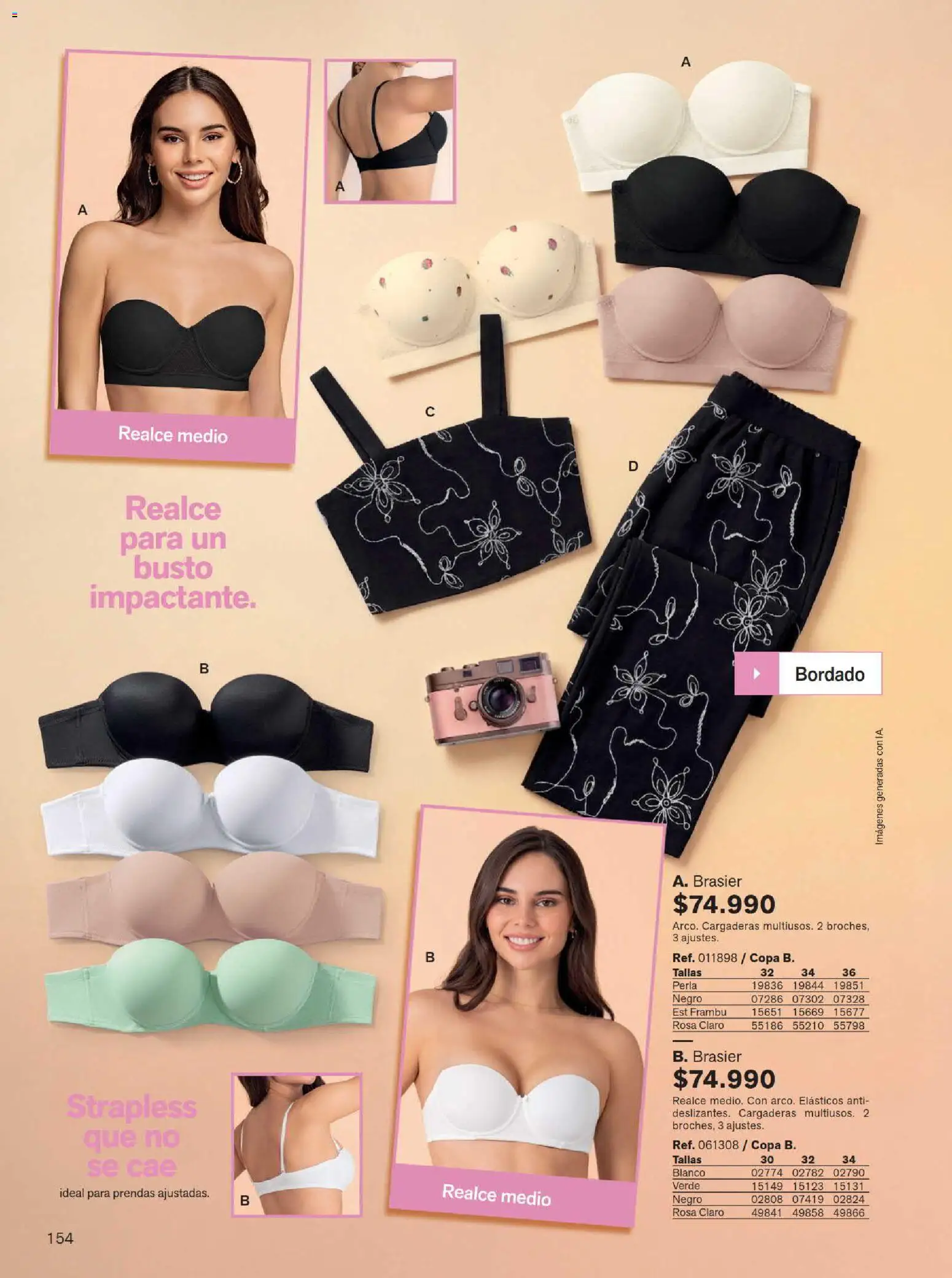 Leonisa revista - valida desde el 15/07/2026 | Página: 154 | Productos: Brasier